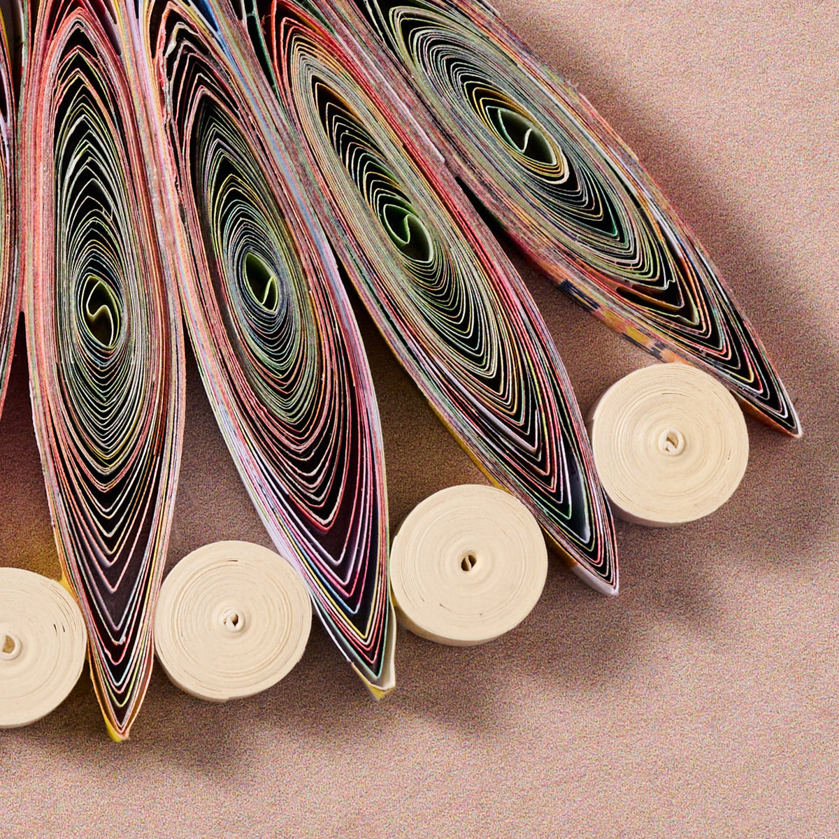 Diu Quilled Angel Ornament - Multi - Ten Thousand Villages