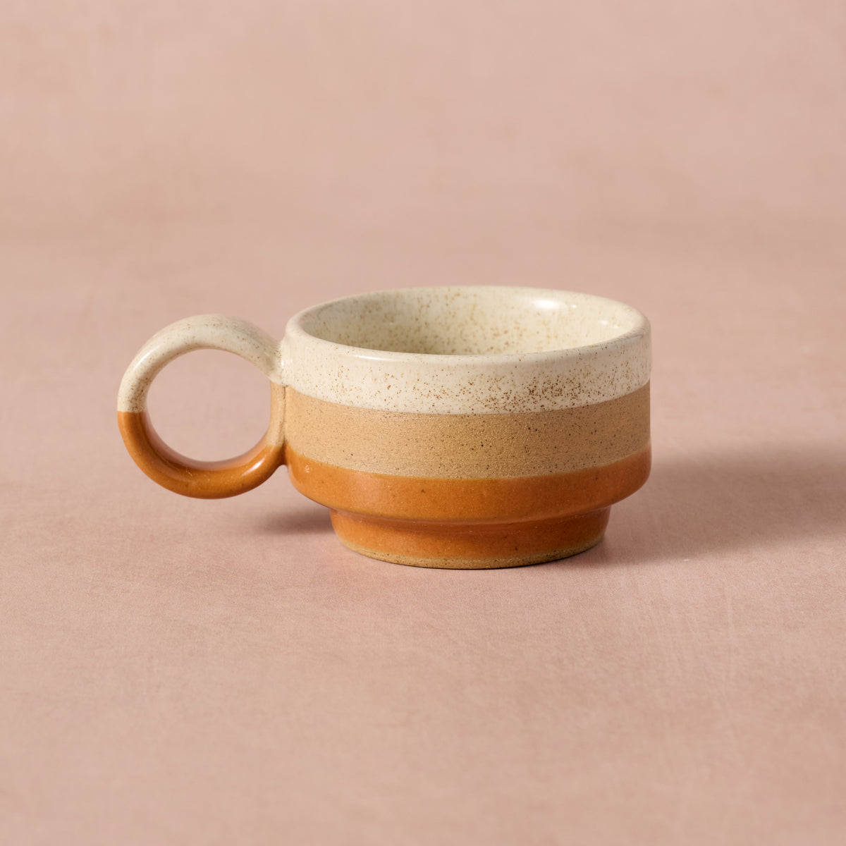 Kaphi II Stacking Espresso Mug - Multi - Set of 4 - Ten Thousand Villages