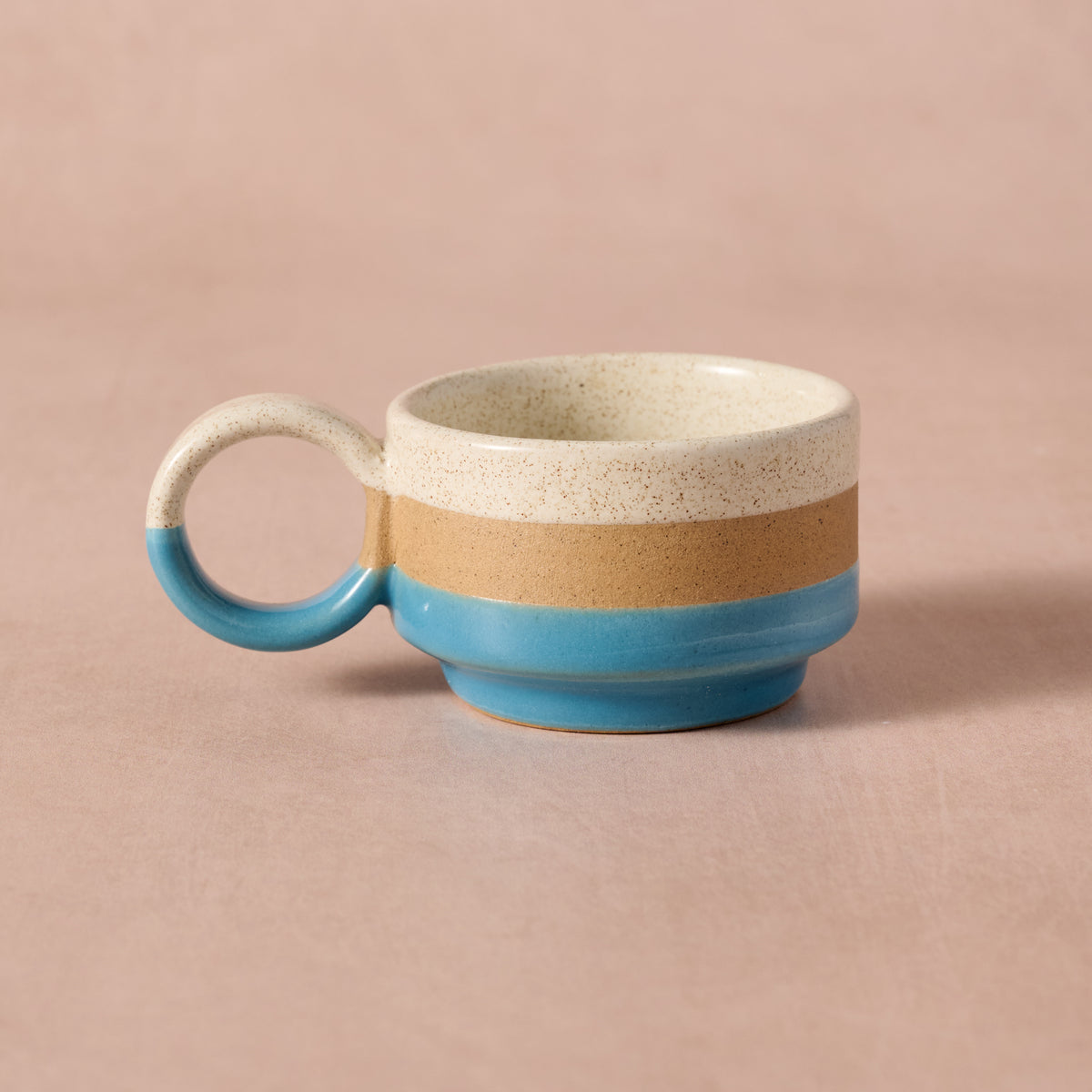 Kaphi II Stacking Espresso Mug - Multi - Set of 4 - Ten Thousand Villages