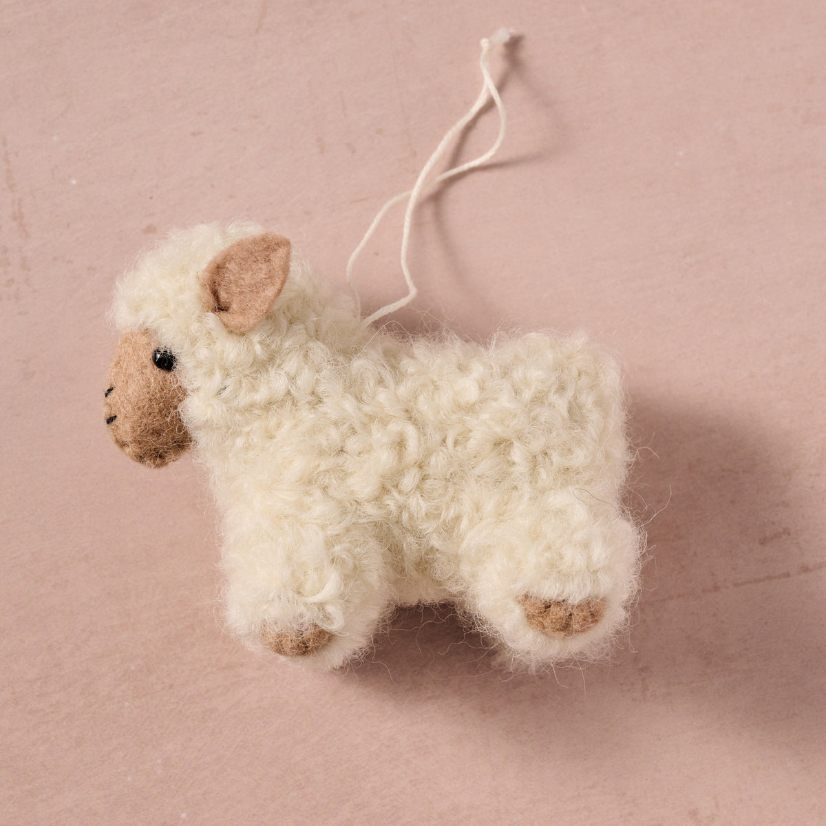 Sano Wool Sheep Ornament - Ten Thousand Villages