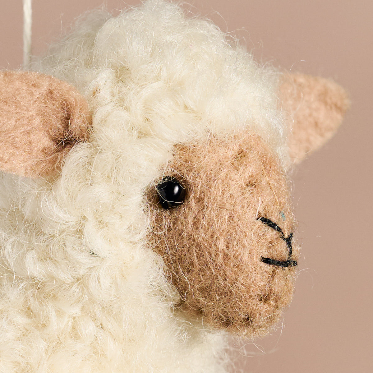 Sano Wool Sheep Ornament - Ten Thousand Villages