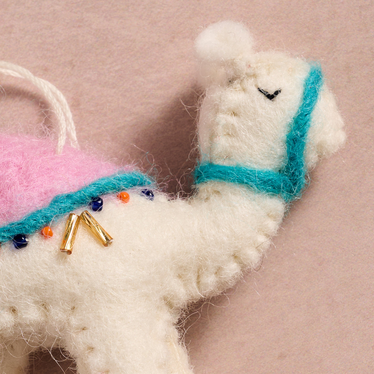 Mitho Wool Camel Ornament - Ten Thousand Villages