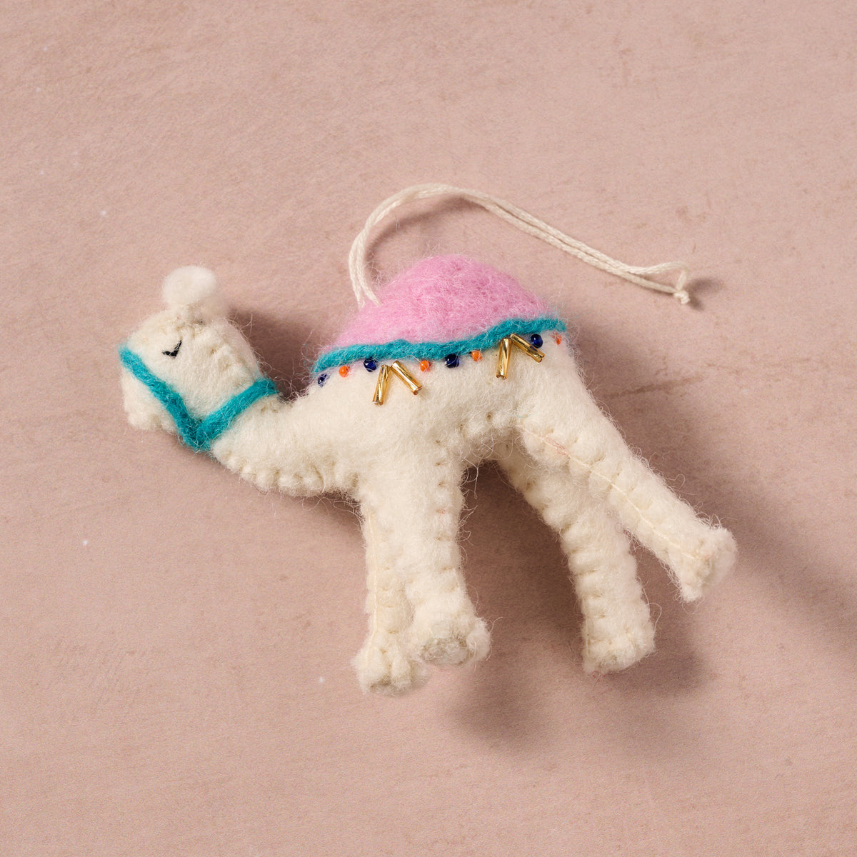 Mitho Wool Camel Ornament - Ten Thousand Villages