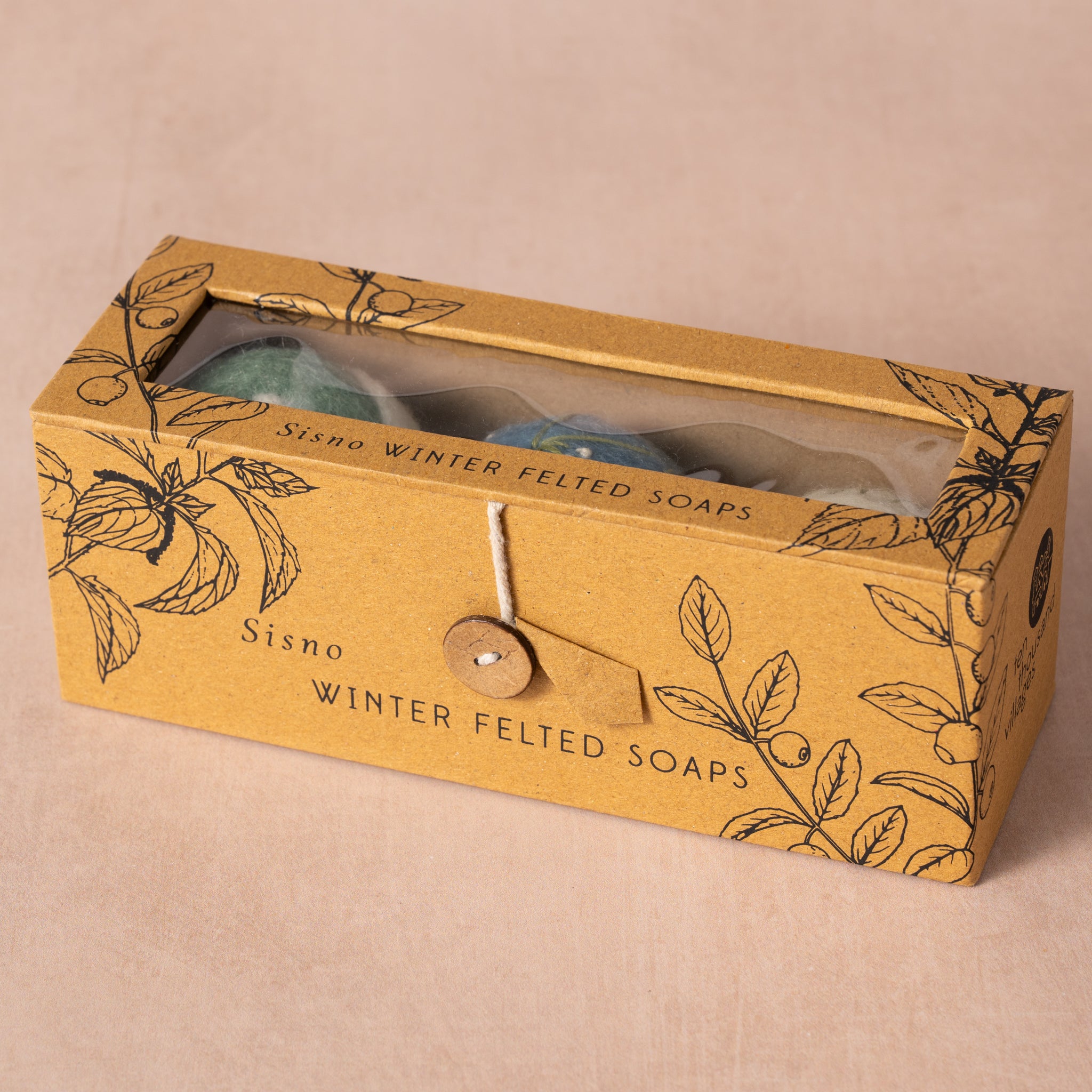 Sapha Winter Felted Wool Soap Balls - Sisno - Ten Thousand Villages