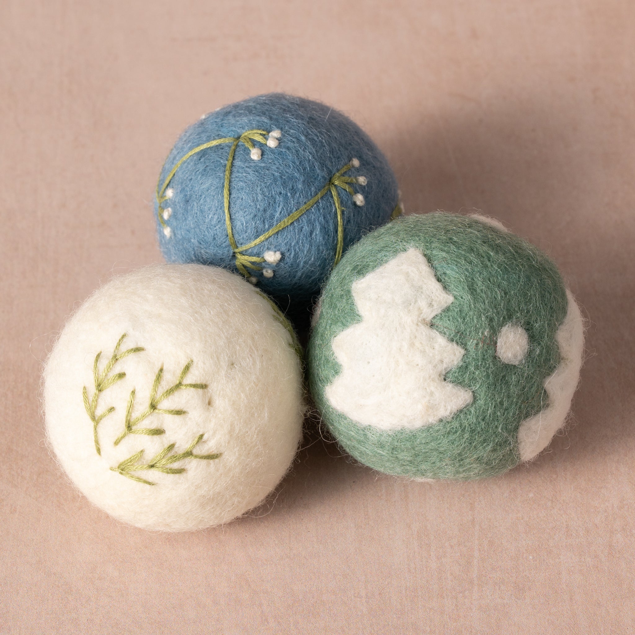 Sapha Winter Felted Wool Soap Balls - Sisno - Ten Thousand Villages
