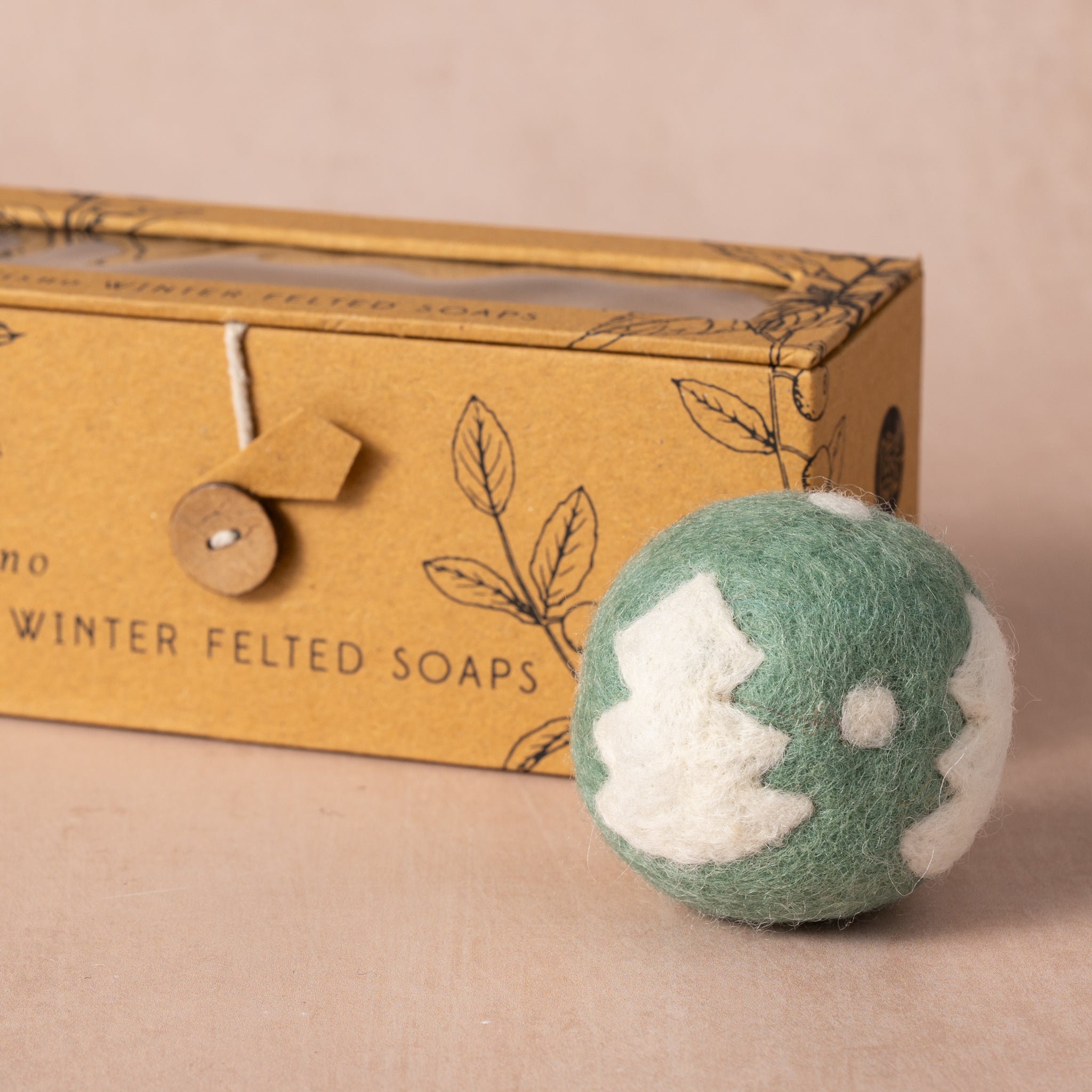 Sapha Winter Felted Wool Soap Balls - Sisno - Ten Thousand Villages