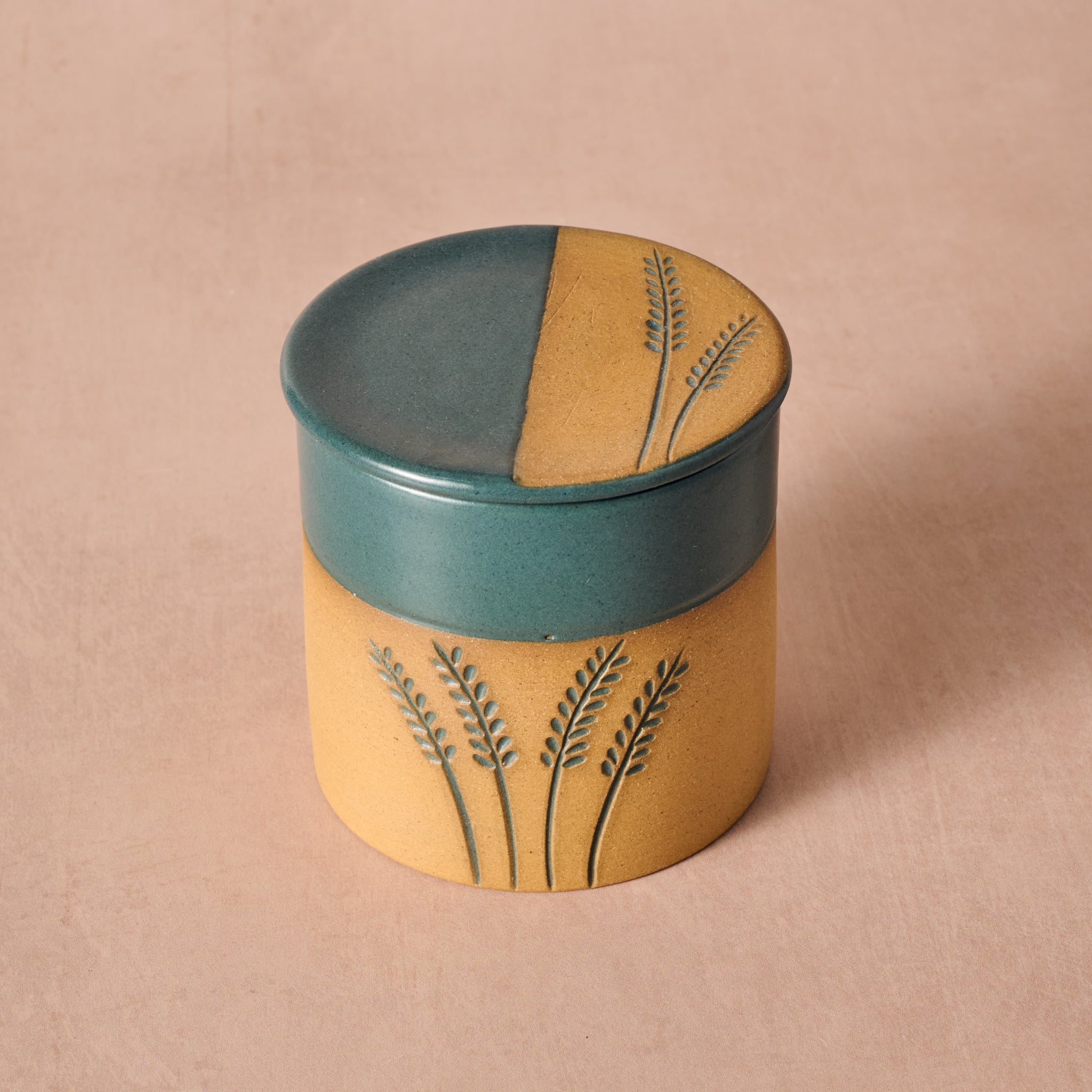 Mato Wheat Stalk Butter Crock - Ten Thousand Villages