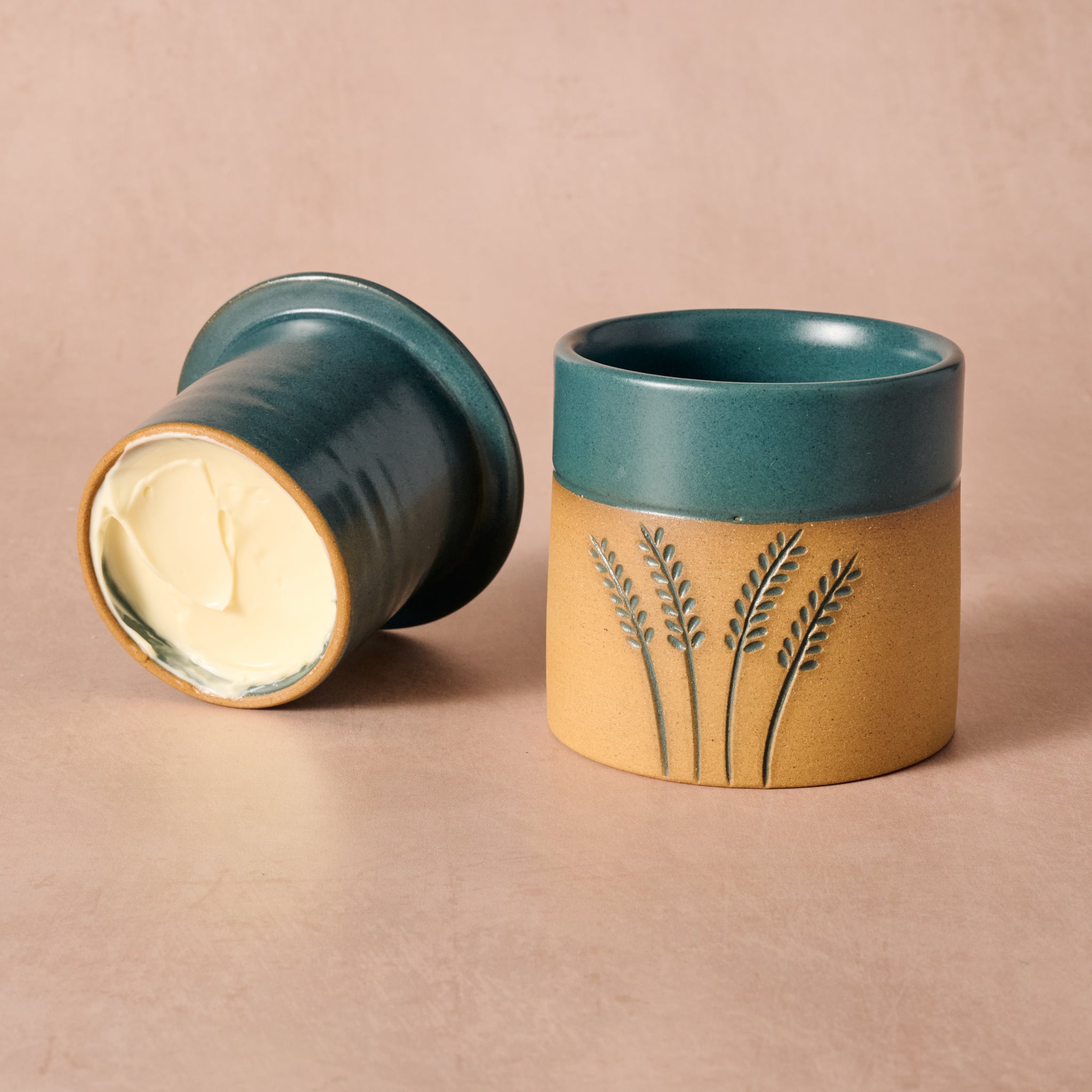 Mato Wheat Stalk Butter Crock - Ten Thousand Villages