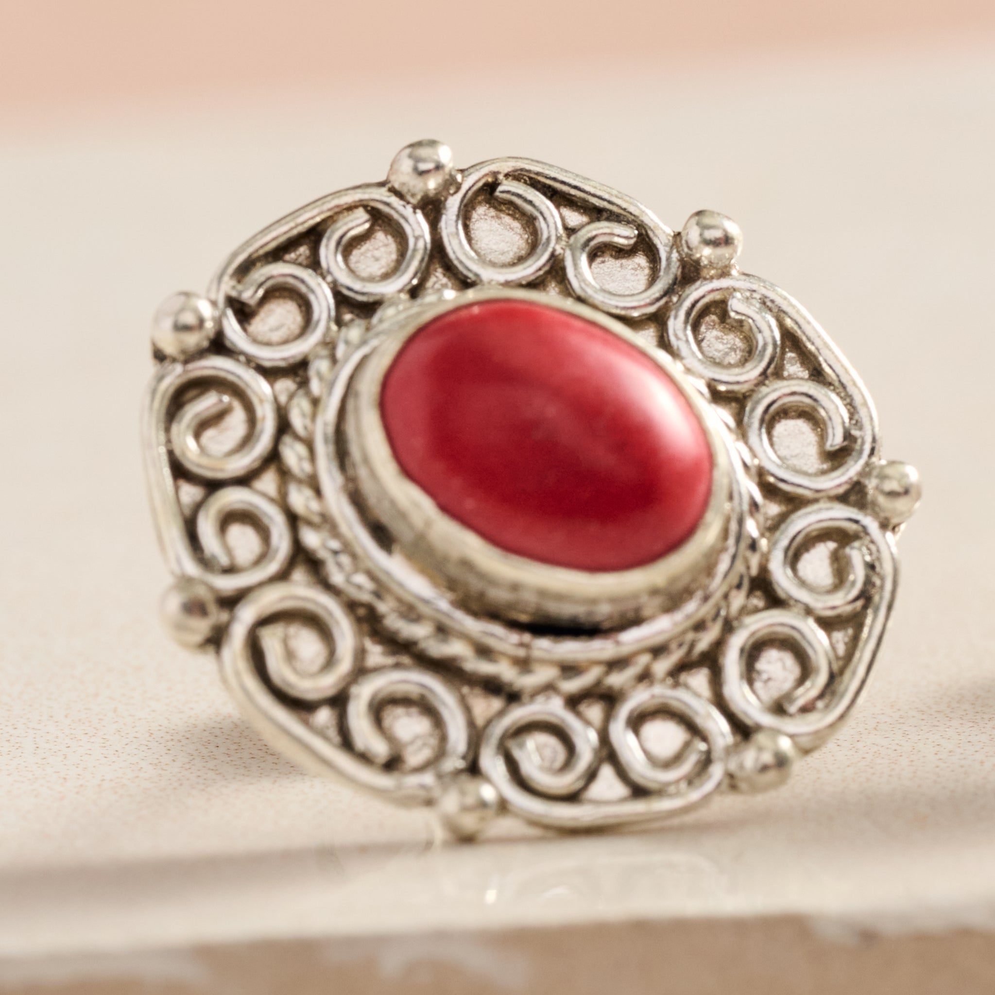 Rani Redstone Post Earrings - Ten Thousand Villages