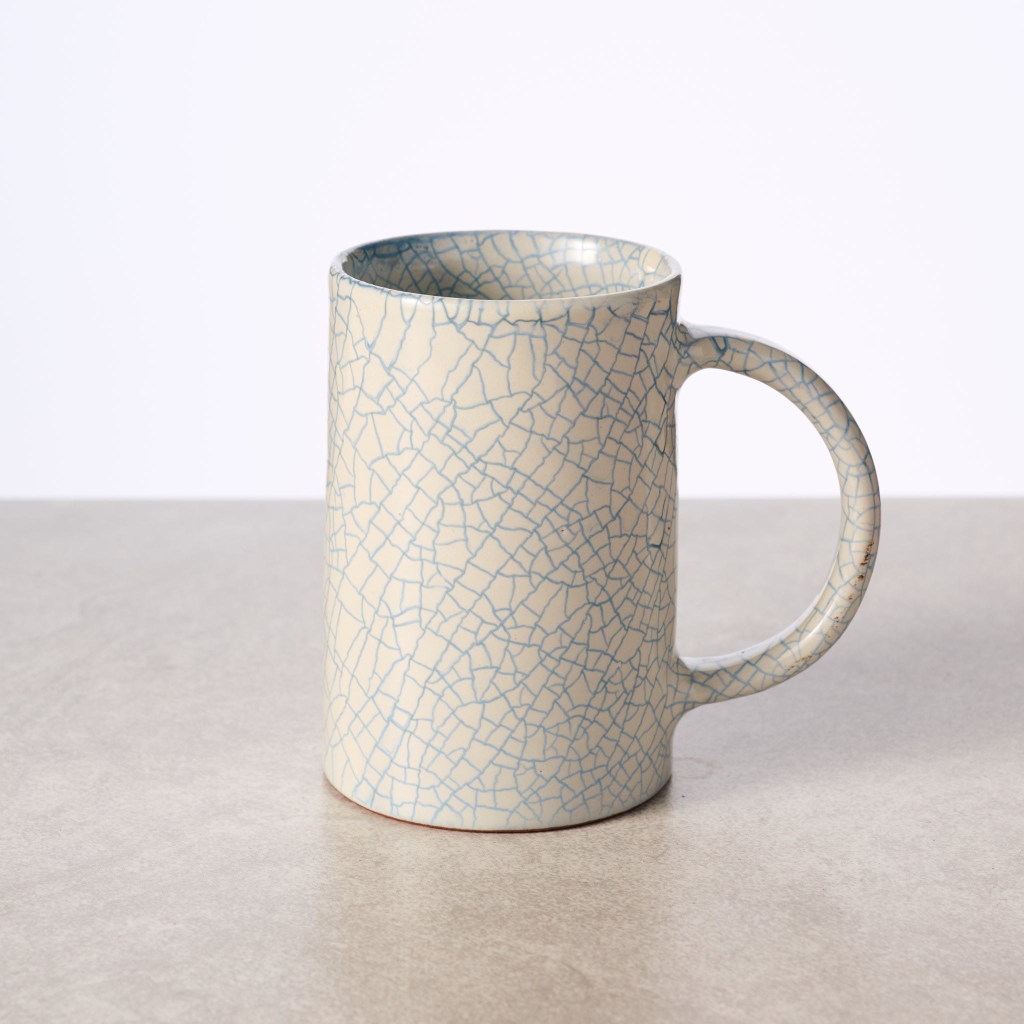 Ciya Blue Crackle Mug - Ten Thousand Villages