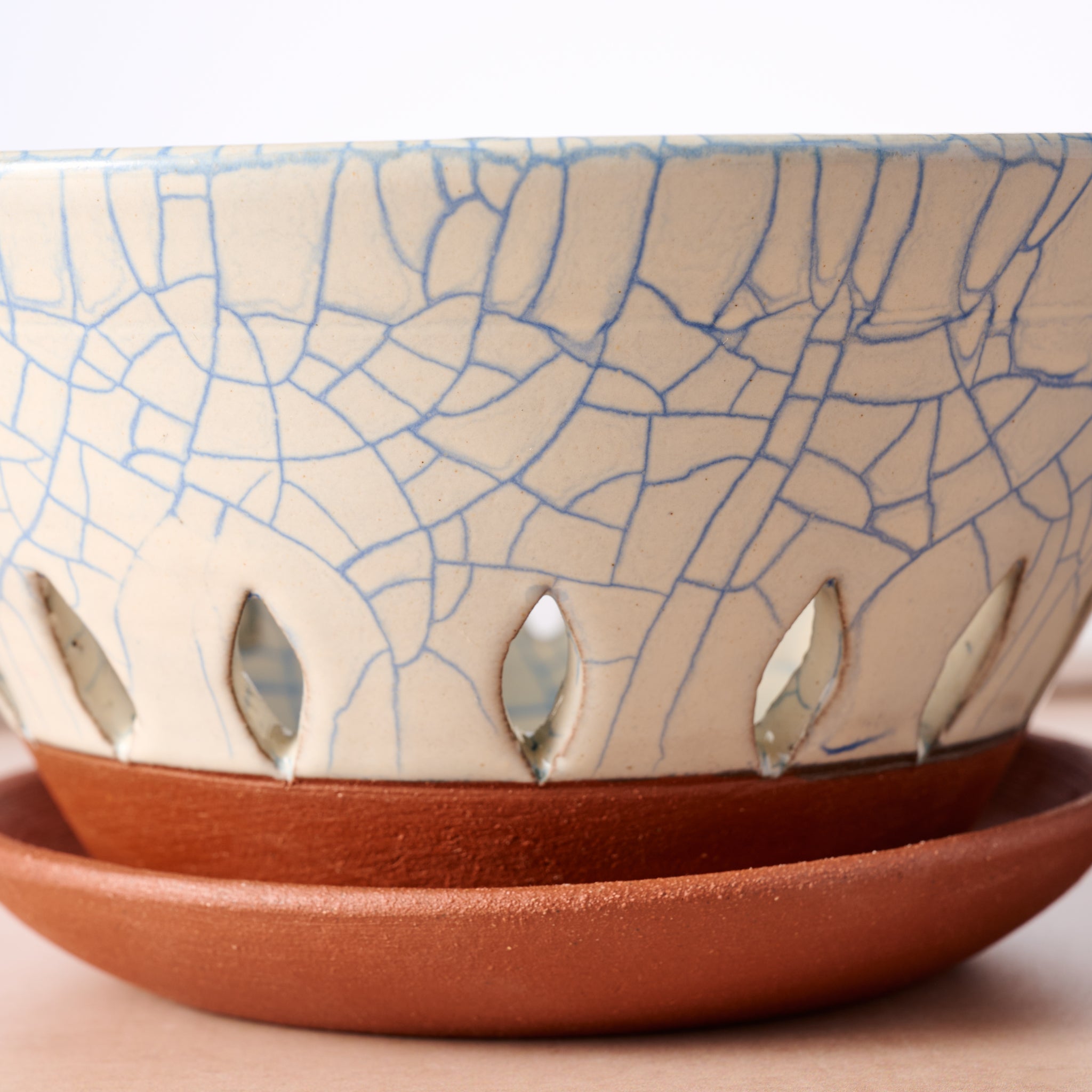 Ciya Blue Crackle Berry Bowl - Ten Thousand Villages