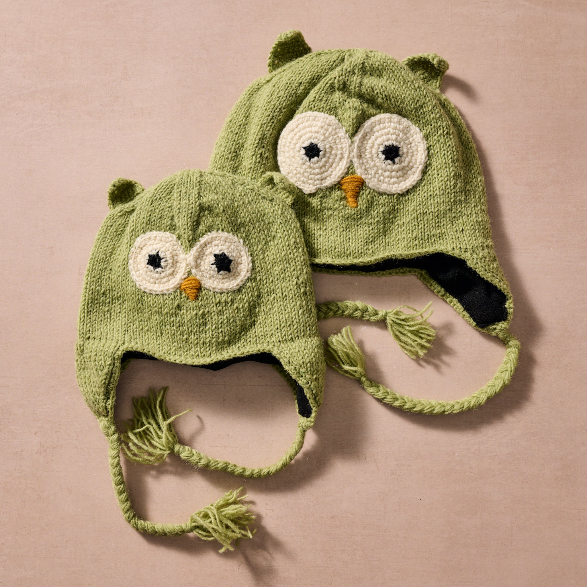 Bina Sage Owl Beanie - Adult - Ten Thousand Villages