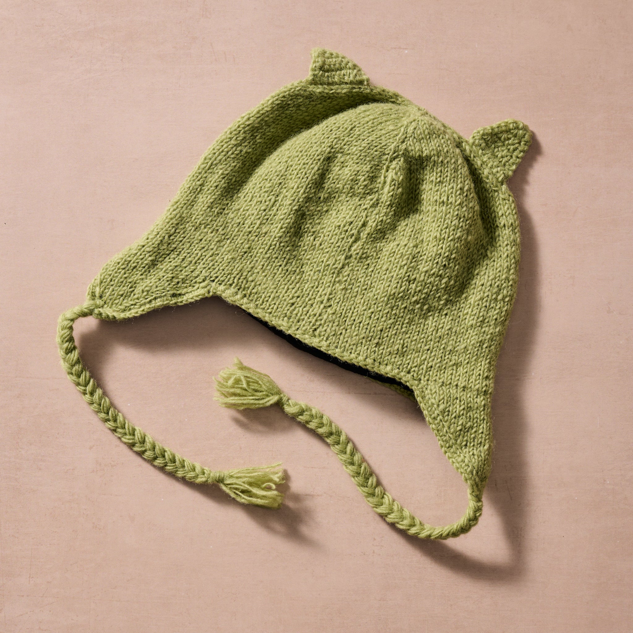 Bina Sage Owl Beanie - Adult - Ten Thousand Villages