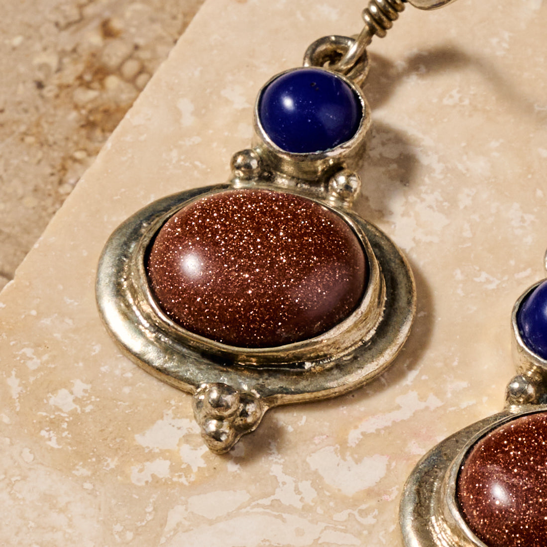 Styacka Mixed Stone Dangle Earrings - Ten Thousand Villages