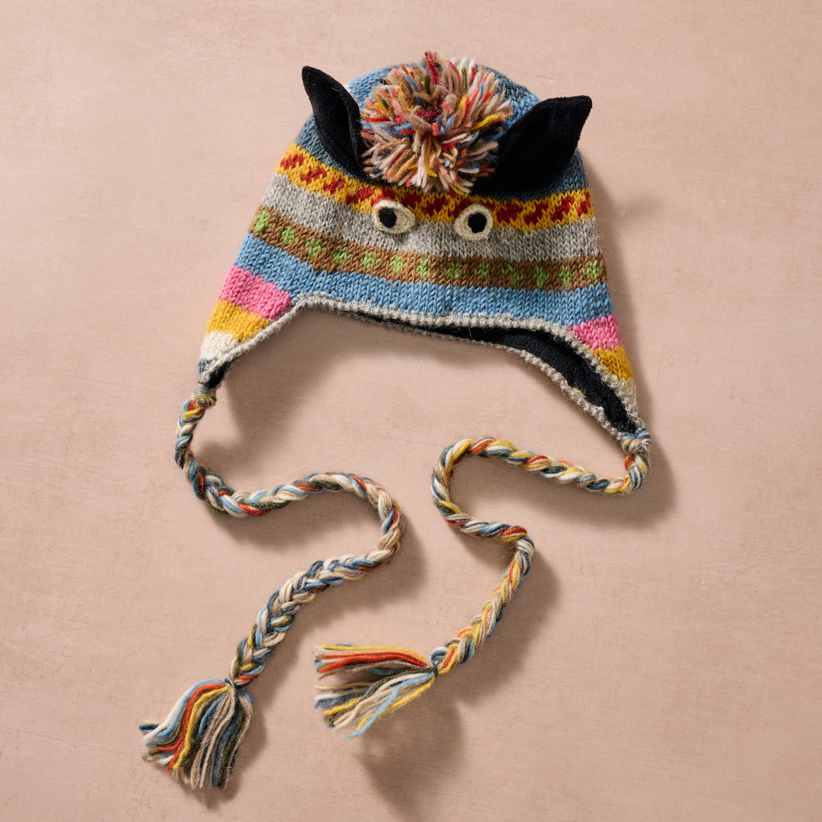 Maitri Monster Braid Beanie - Adult - Ten Thousand Villages