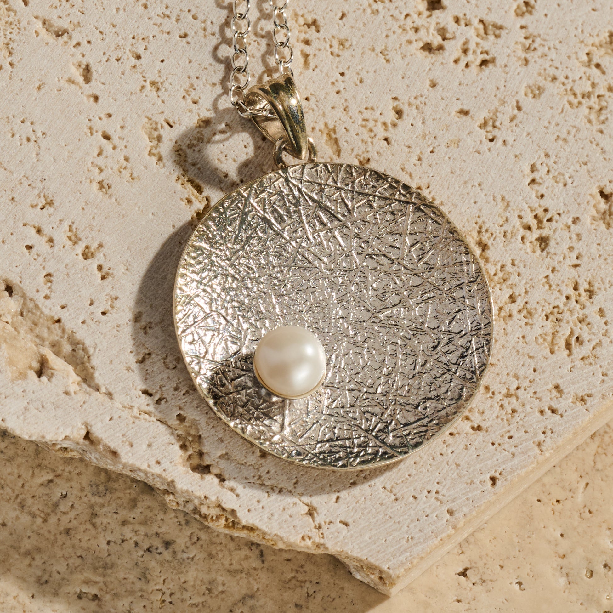 Nuna Silver and Pearl Necklace - Ten Thousand Villages