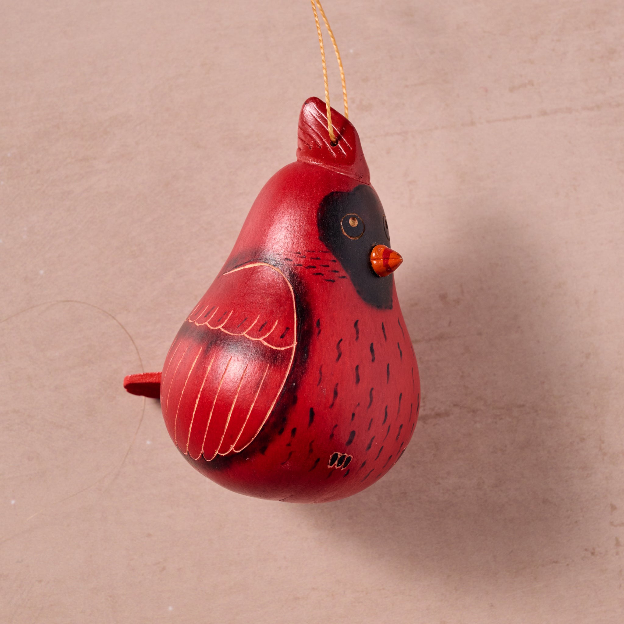 Cardinal Gourd Ornament - Ten Thousand Villages