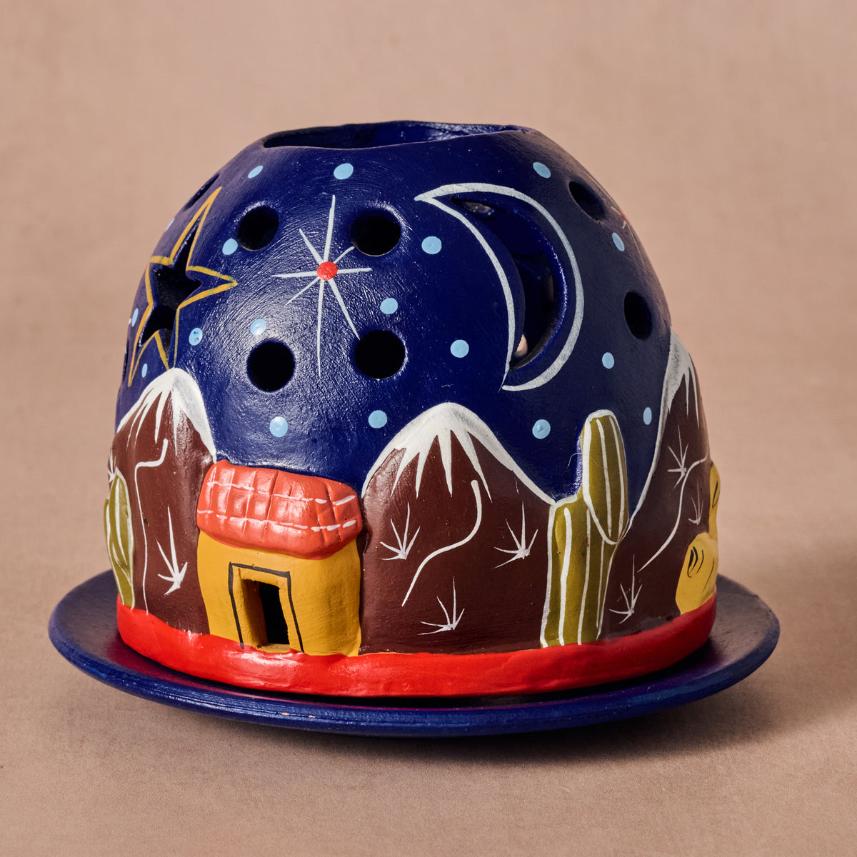 Mountain Tea Light Nativity - Ten Thousand Villages