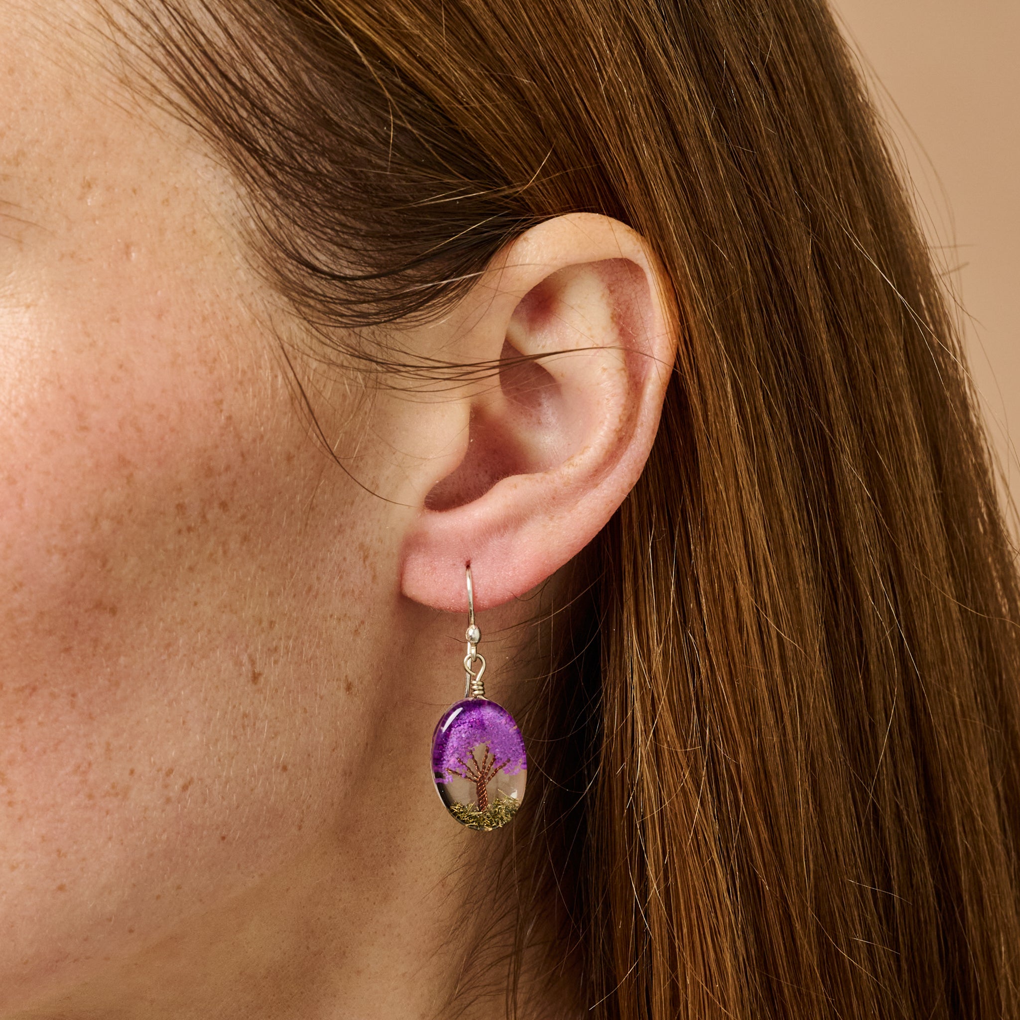 Purple Arbol Earrings - Ten Thousand Villages