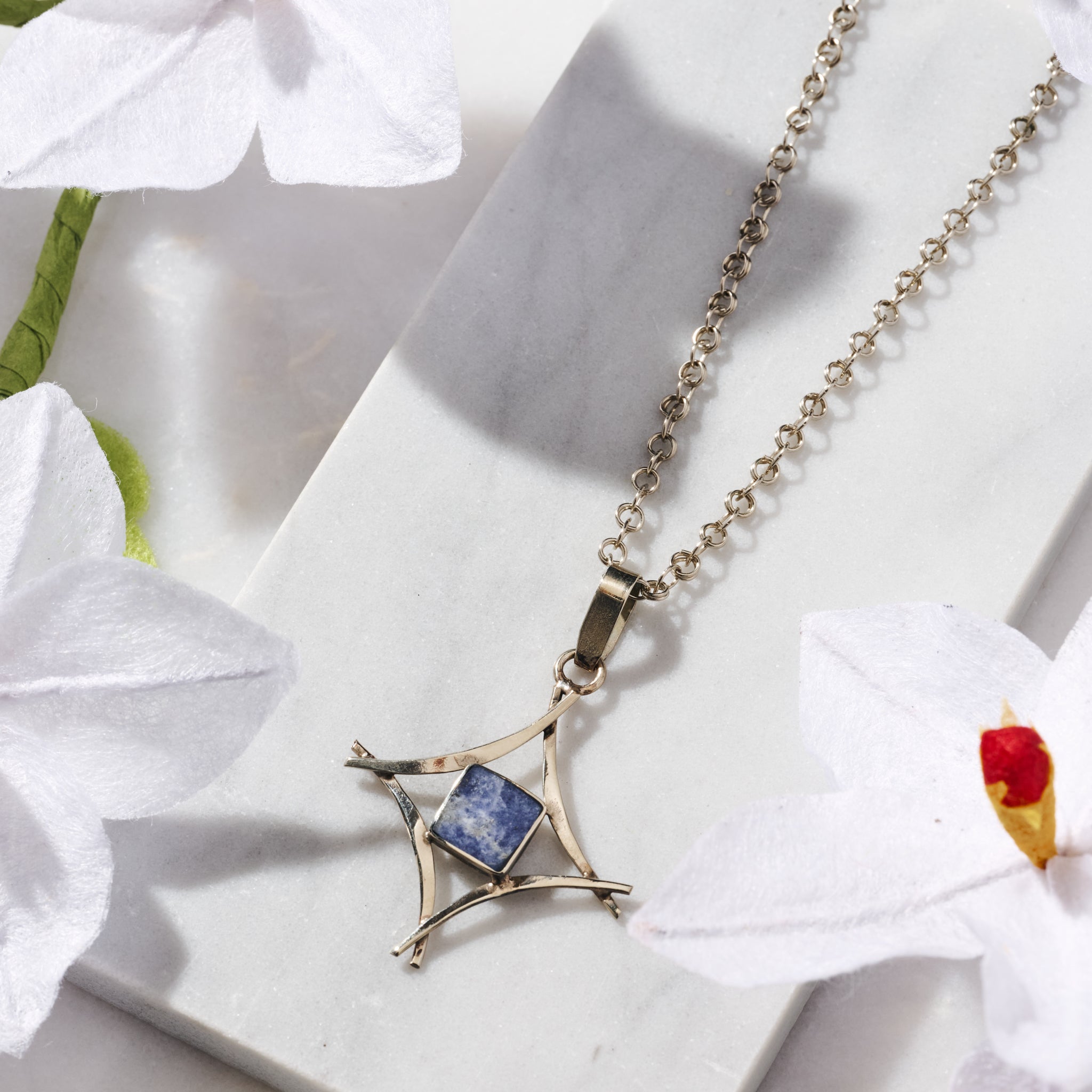 Kikin Sodalite Necklace - Ten Thousand Villages