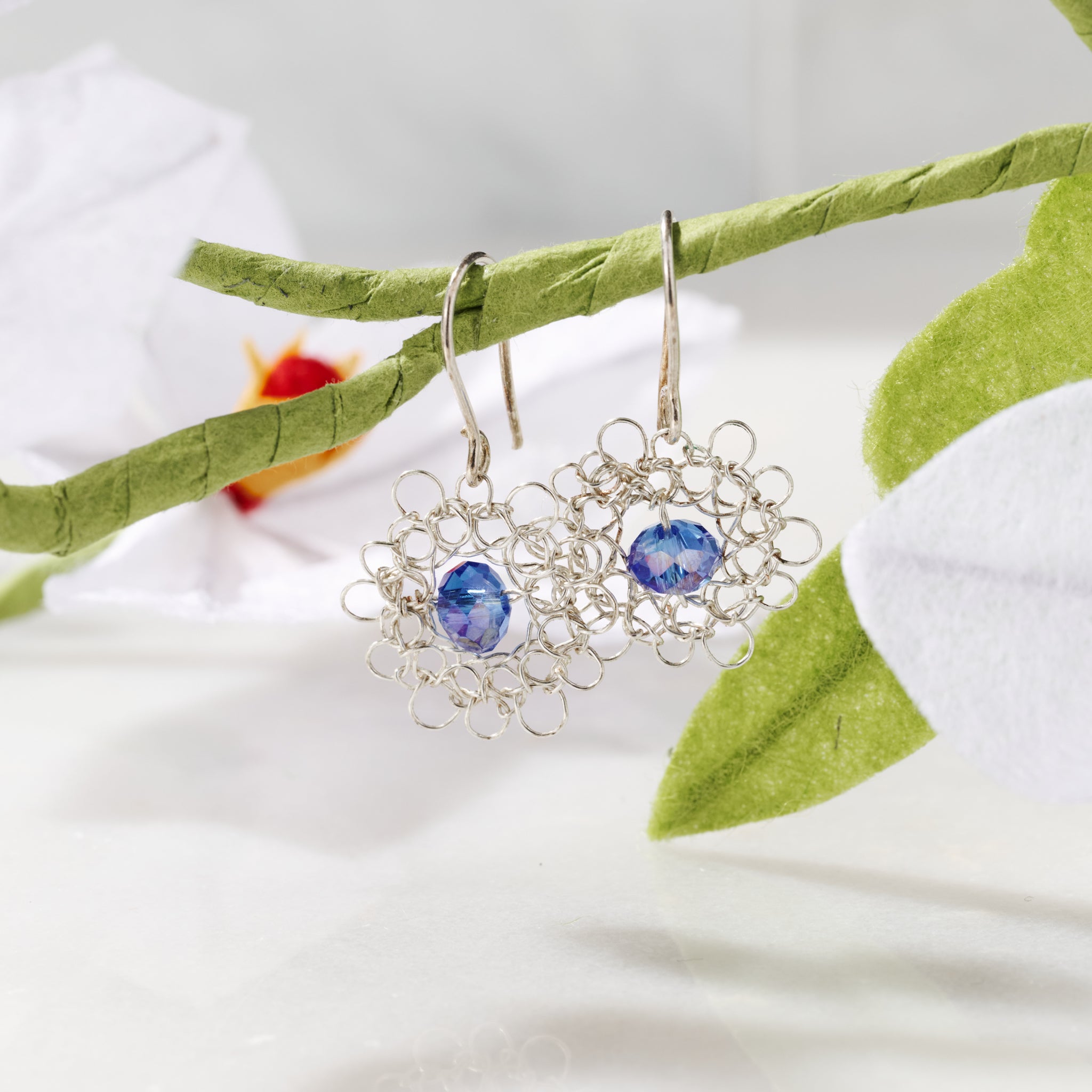 Tika Woven Wire Earrings - Ten Thousand Villages