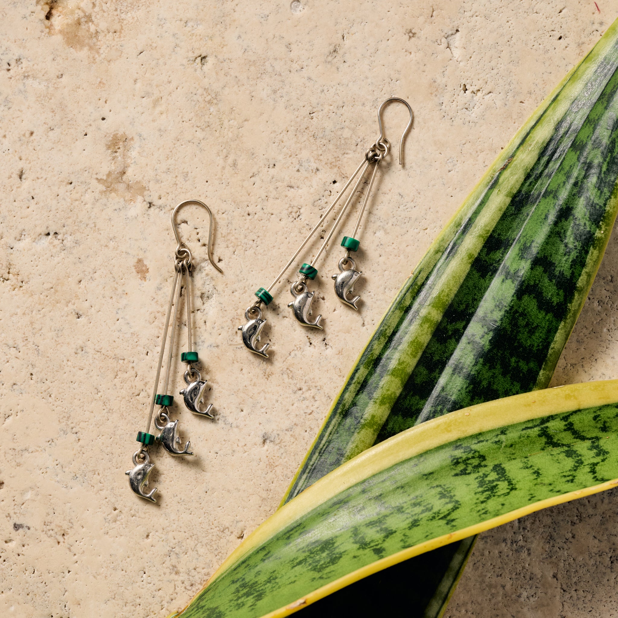 Mancora Dolphin Dangle Earrings - Ten Thousand Villages