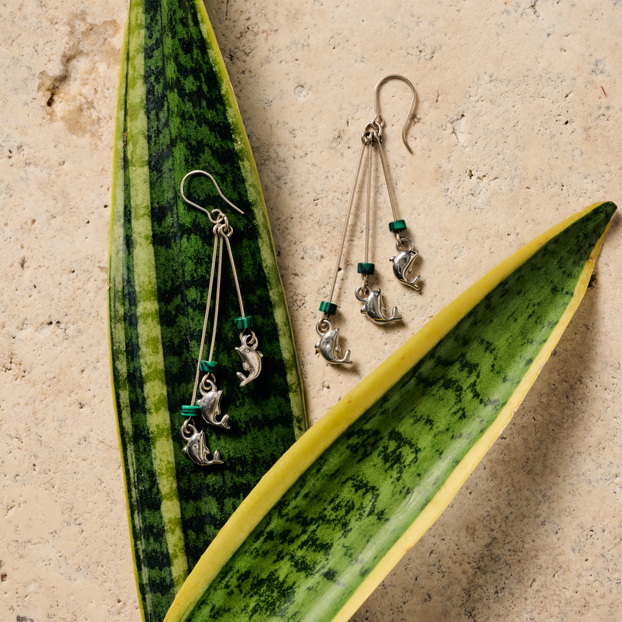 Mancora Dolphin Dangle Earrings - Ten Thousand Villages
