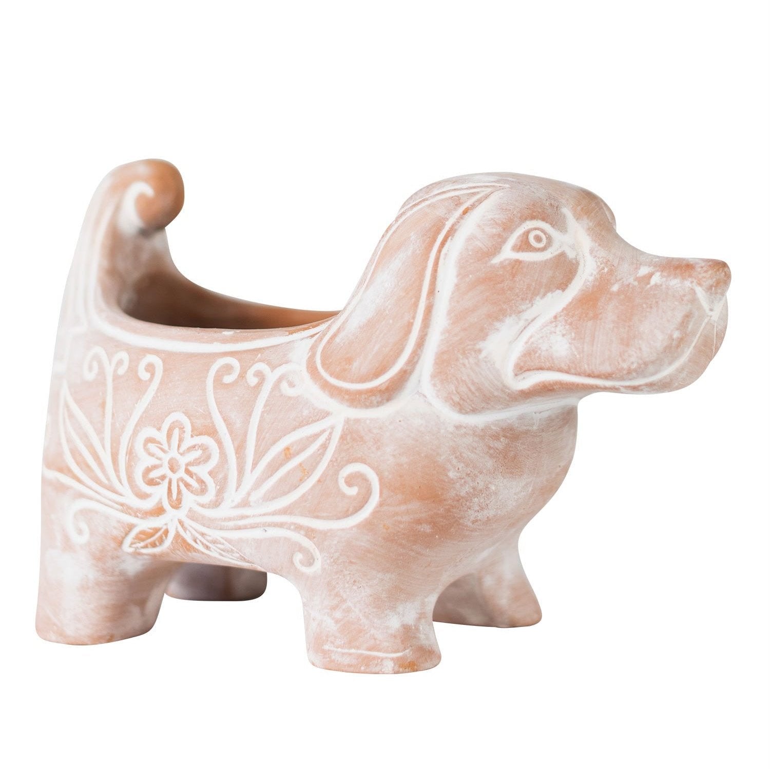Terracotta Dog Planter - Ten Thousand Villages