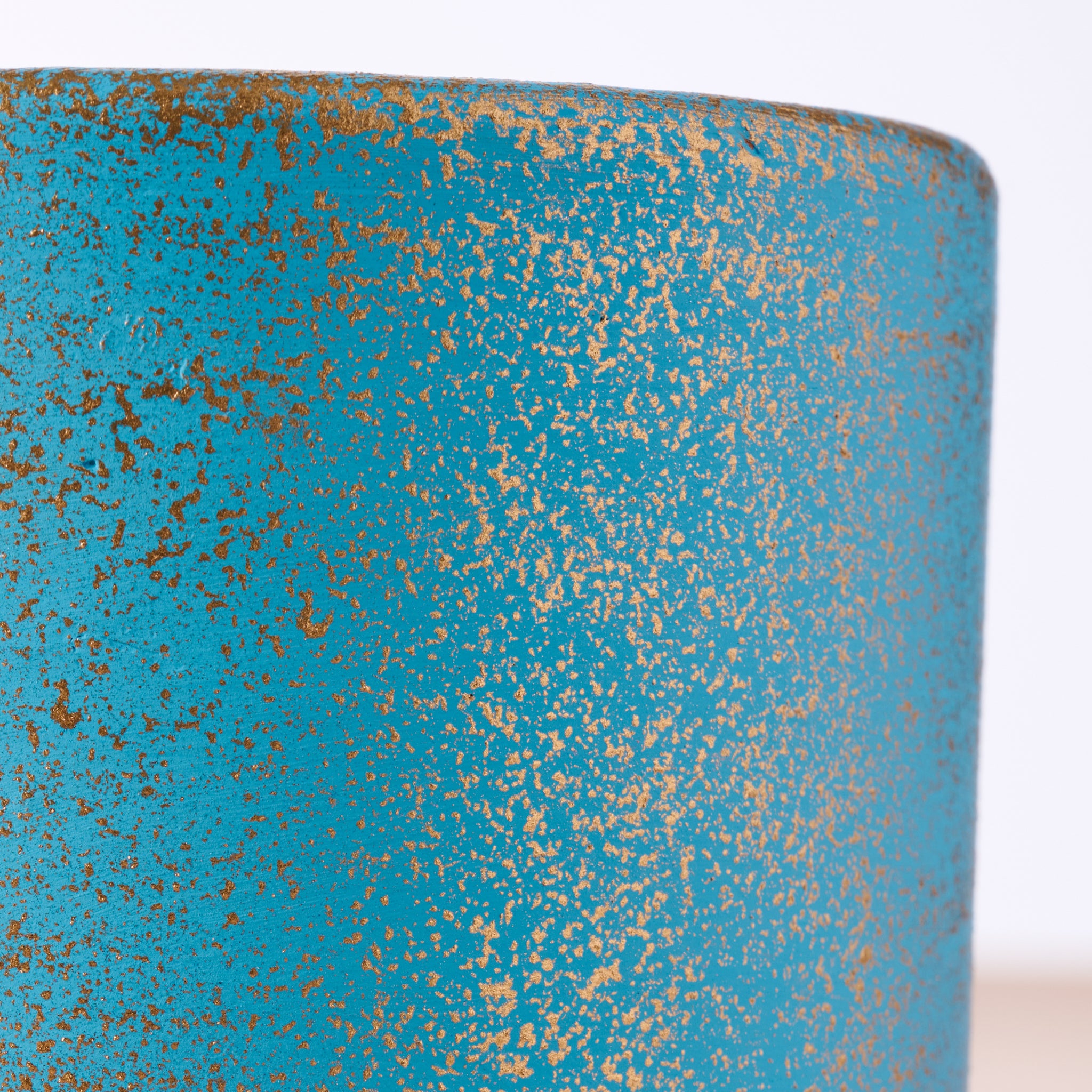 Chota Terracotta Mini Planter - Light Blue - Ten Thousand Villages