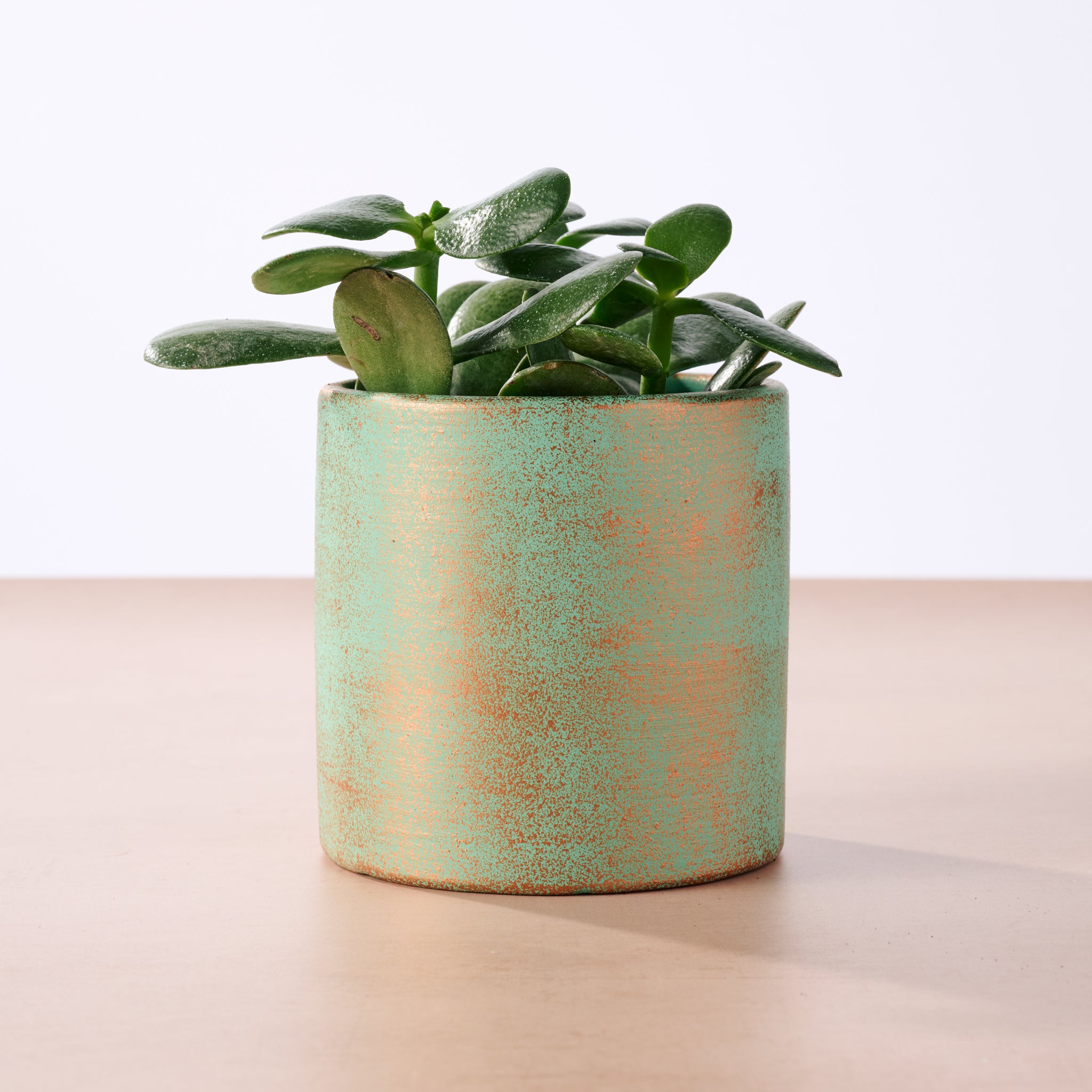 Chota Terracotta Mini Planter - Turquoise - Ten Thousand Villages