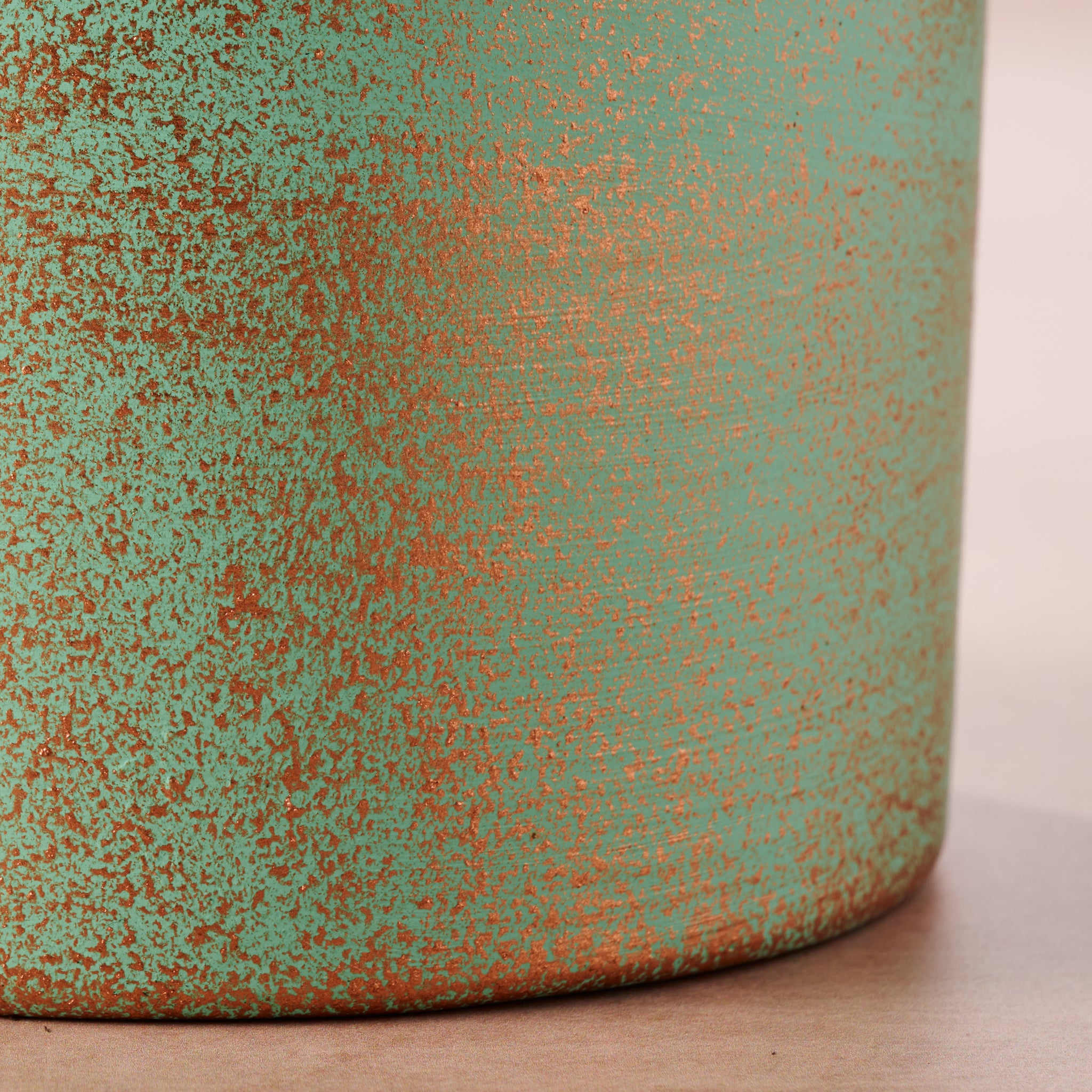 Chota Terracotta Mini Planter - Turquoise - Ten Thousand Villages