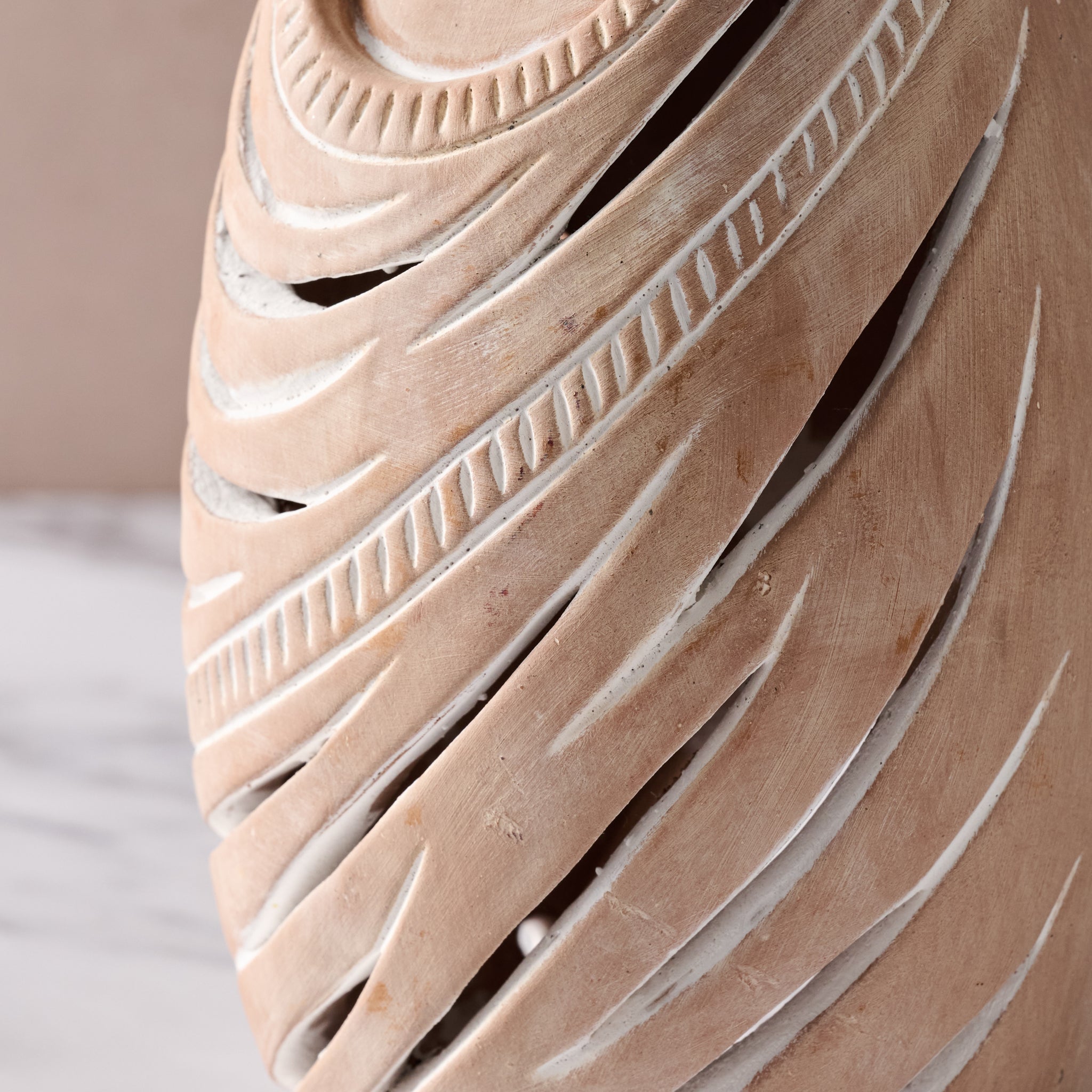 Prema Clay Tealight Holder - Ten Thousand Villages