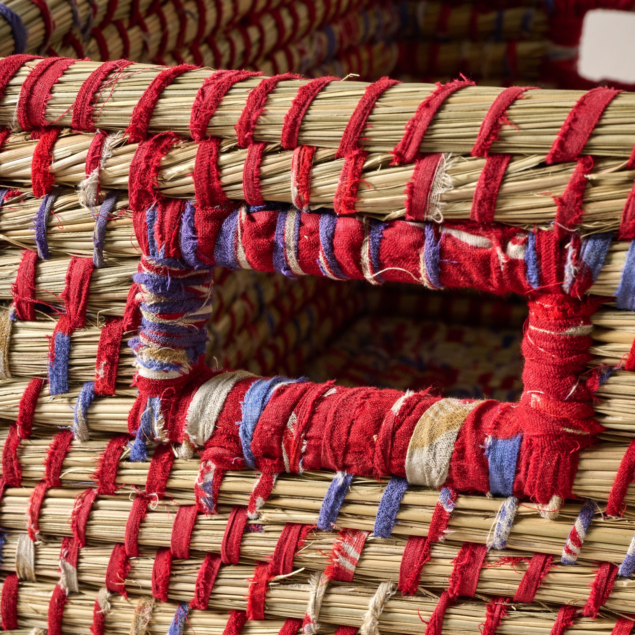 Lidded Sari Storage Basket 10.5H - Ten Thousand Villages