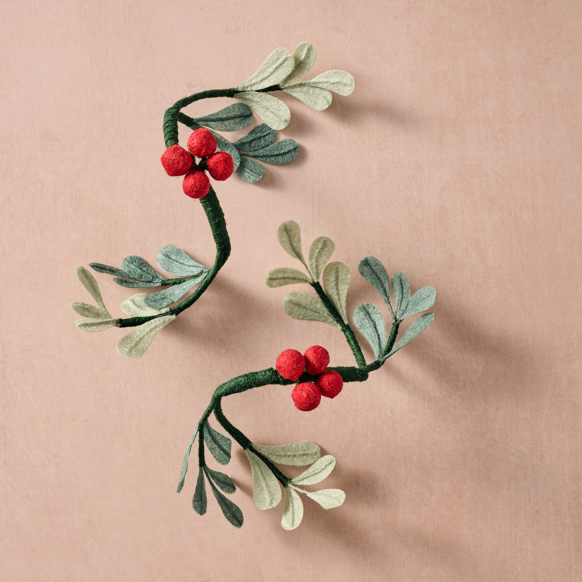 Ullasa Holly SIlk Paper Napkin Rings - Set of 2 - Ten Thousand Villages