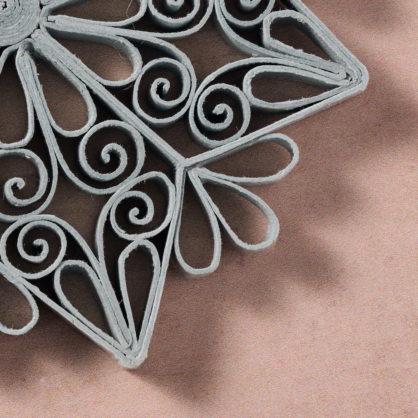 Kula Quilled Snowflake Ornament - Silver - Ten Thousand Villages