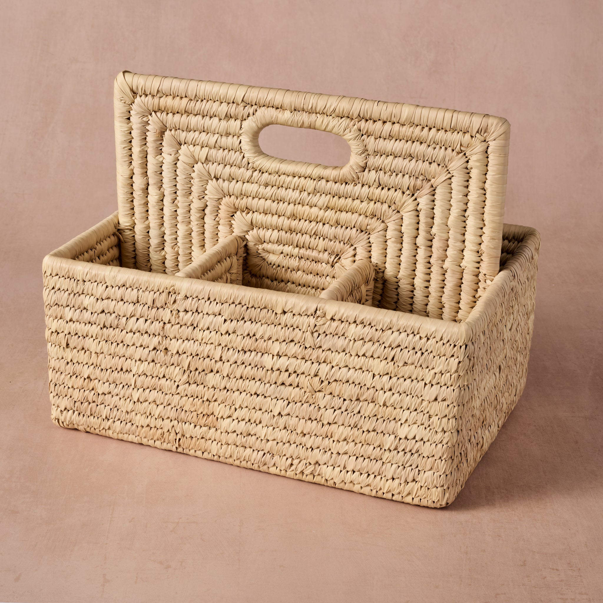 Pleta Woven Date Palm Leaf Utensil Caddy - Ten Thousand Villages