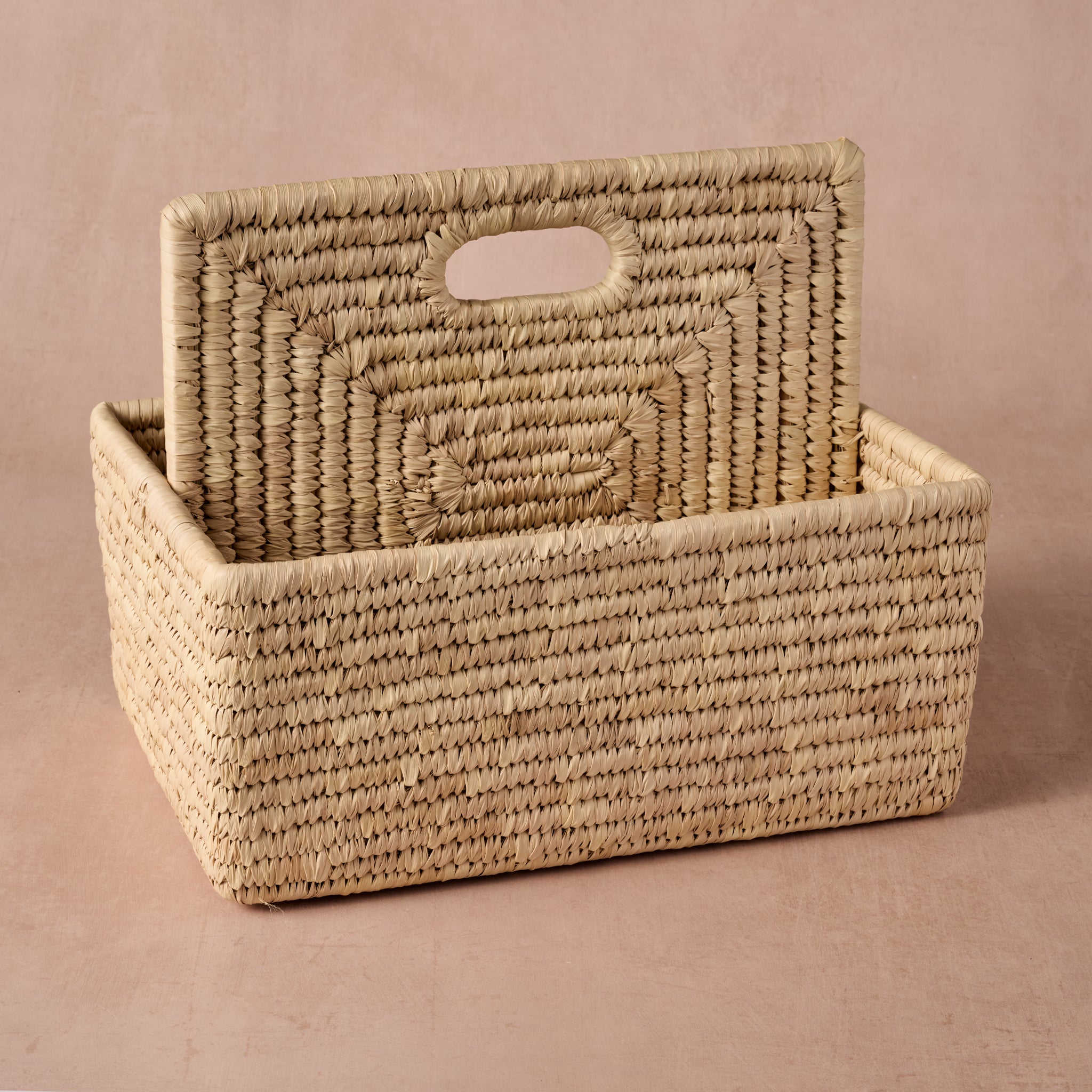 Pleta Woven Date Palm Leaf Utensil Caddy - Ten Thousand Villages