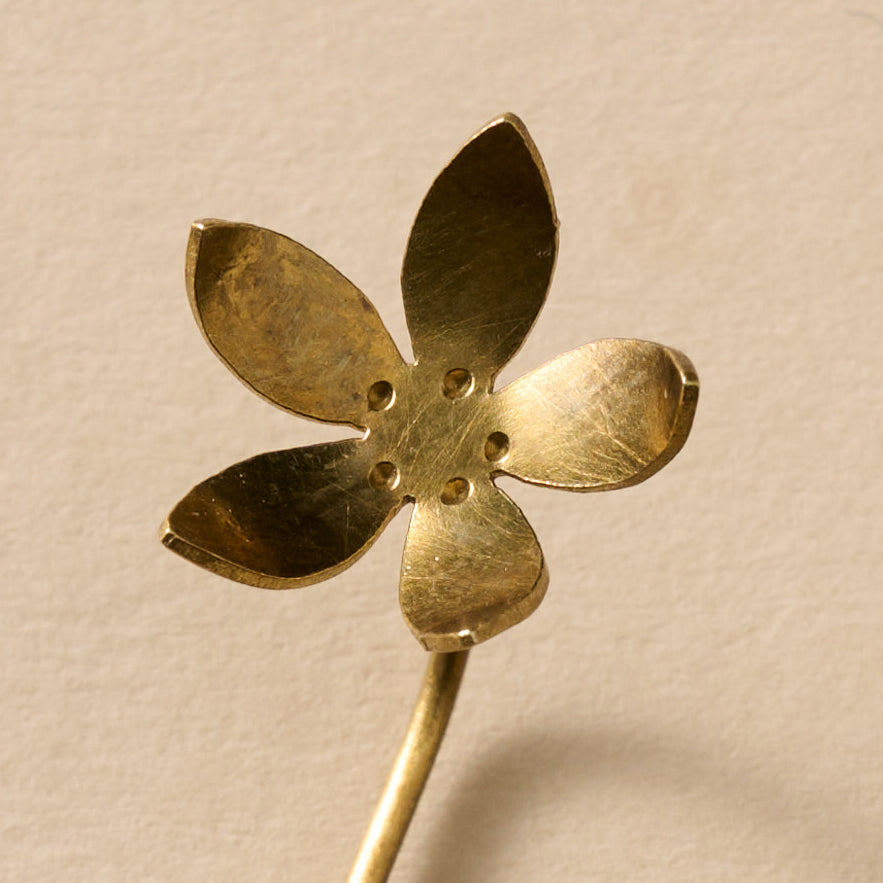 Malli Floral Threader Earrings - Brass - Ten Thousand Villages