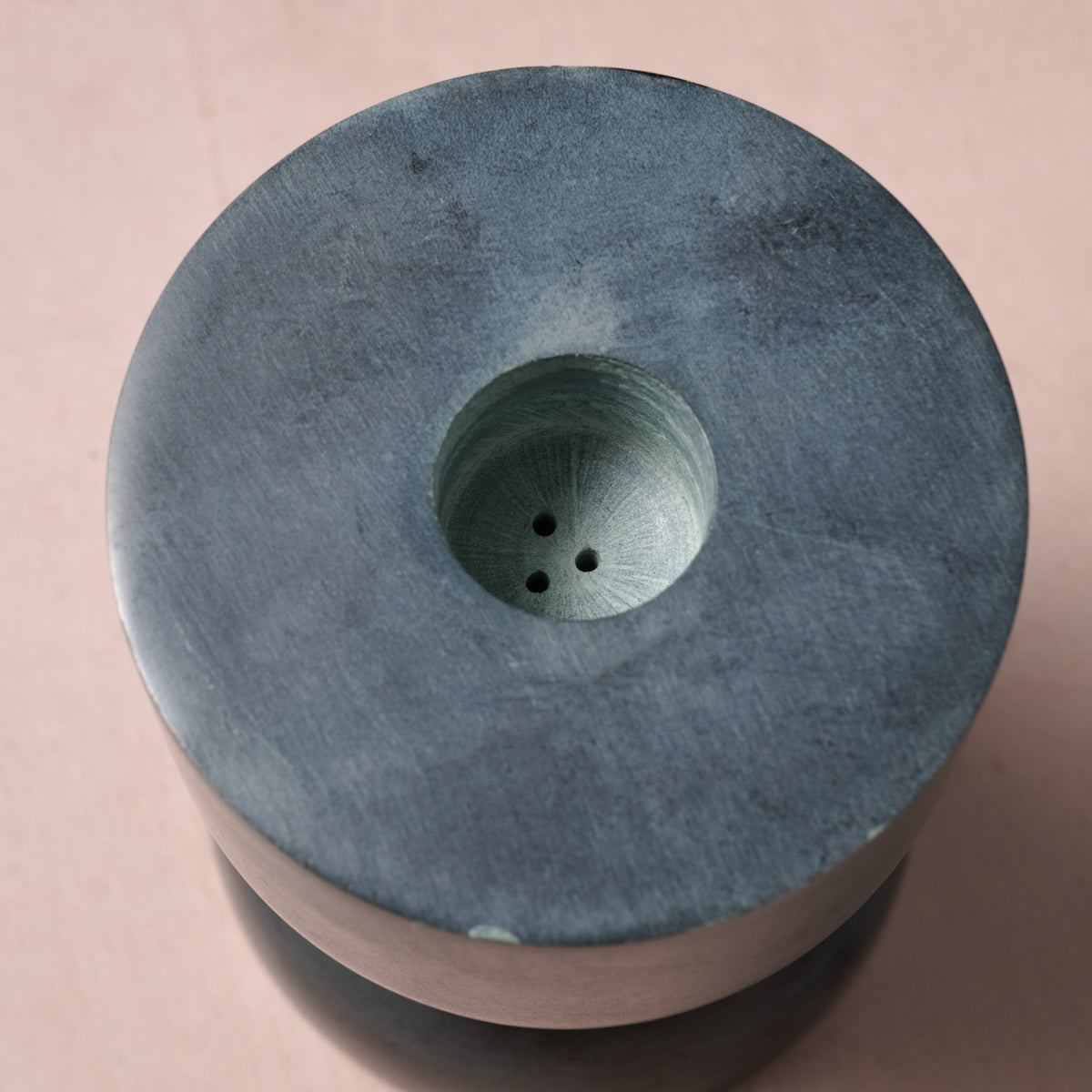 Maltee Palewa Stone Candle and Incense Holder