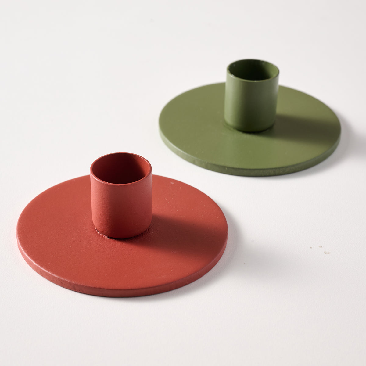 Prakash Taper Candle Holder - Light Green