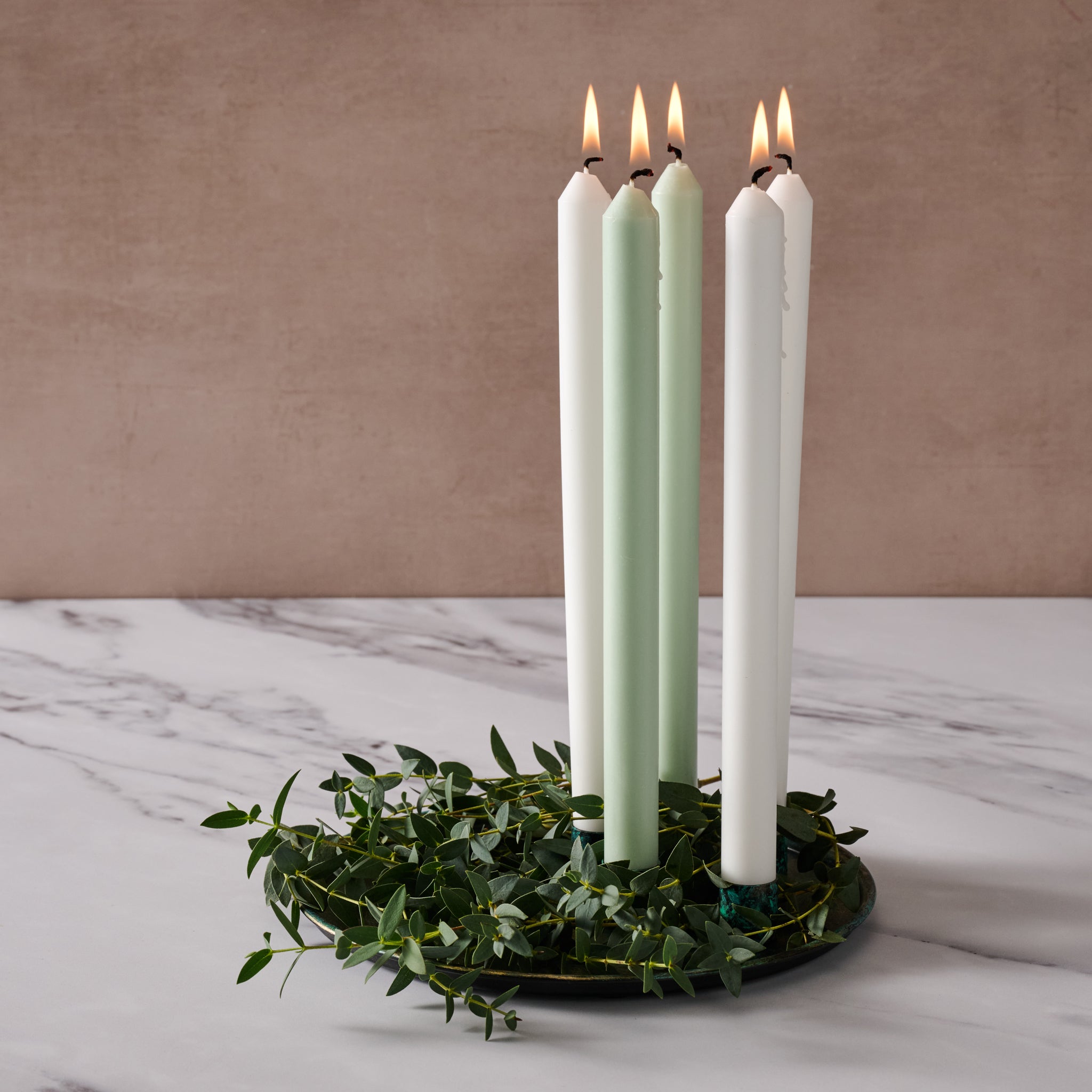 Mashal Iron Taper Candle Holder Plate - Ten Thousand Villages