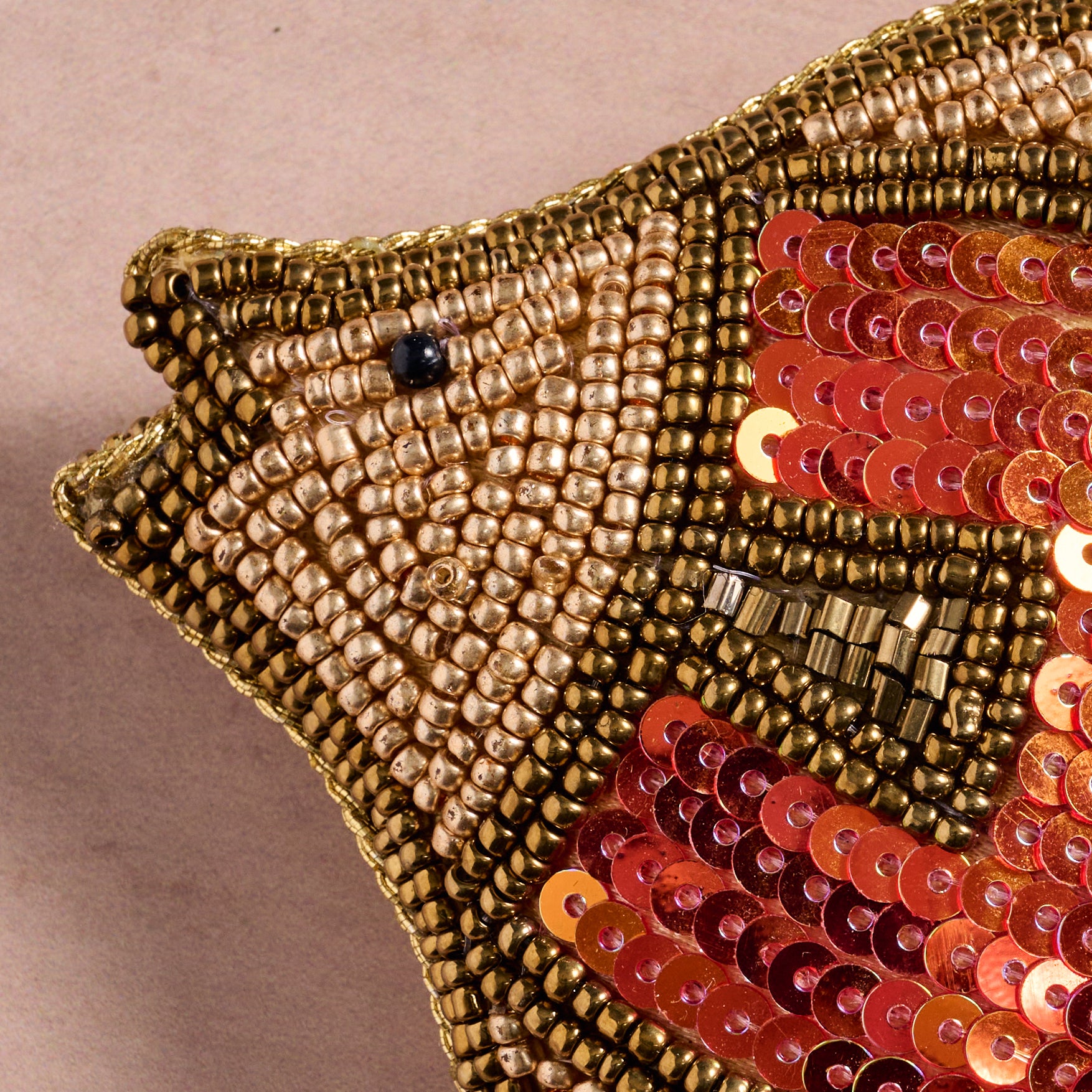 Chamak Beaded Fish Ornament - Ten Thousand Villages