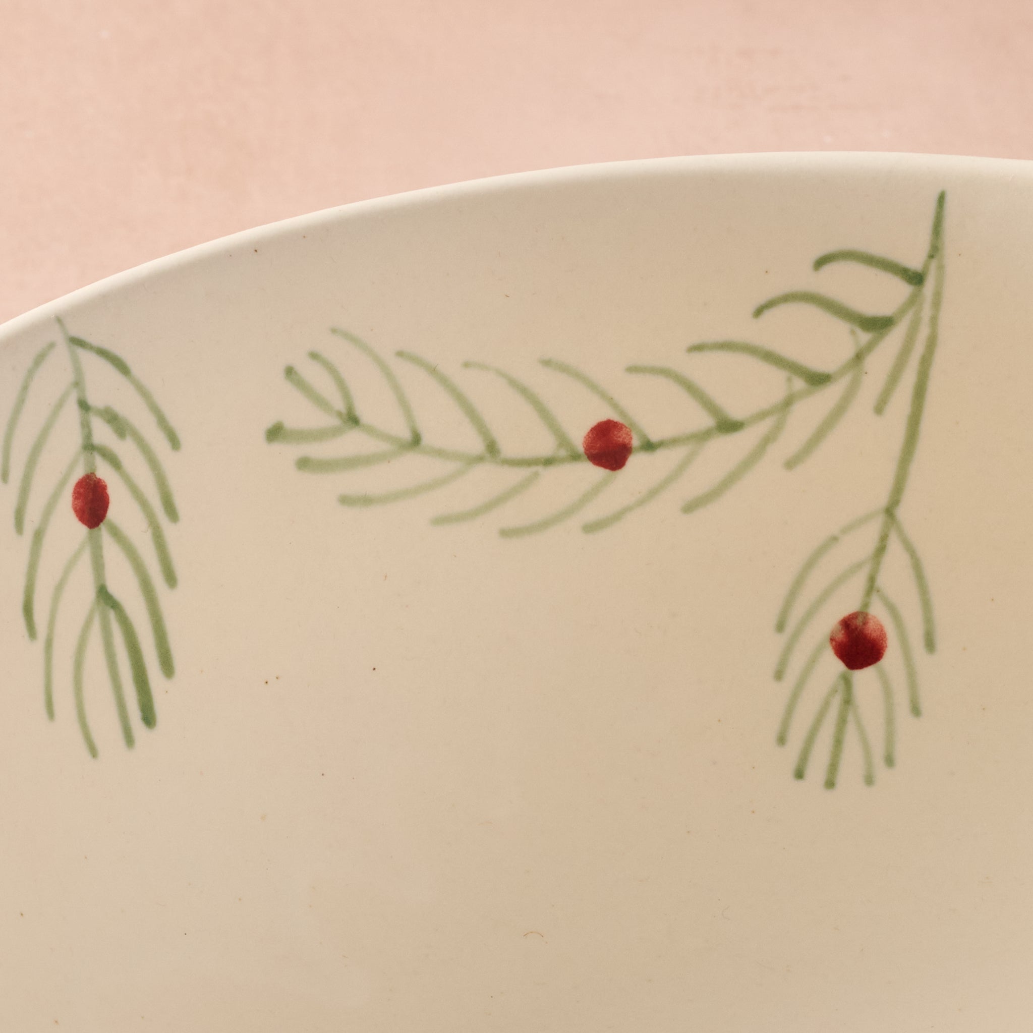 Sardee Holly Ceramic Serving Bowl - Ten Thousand Villages