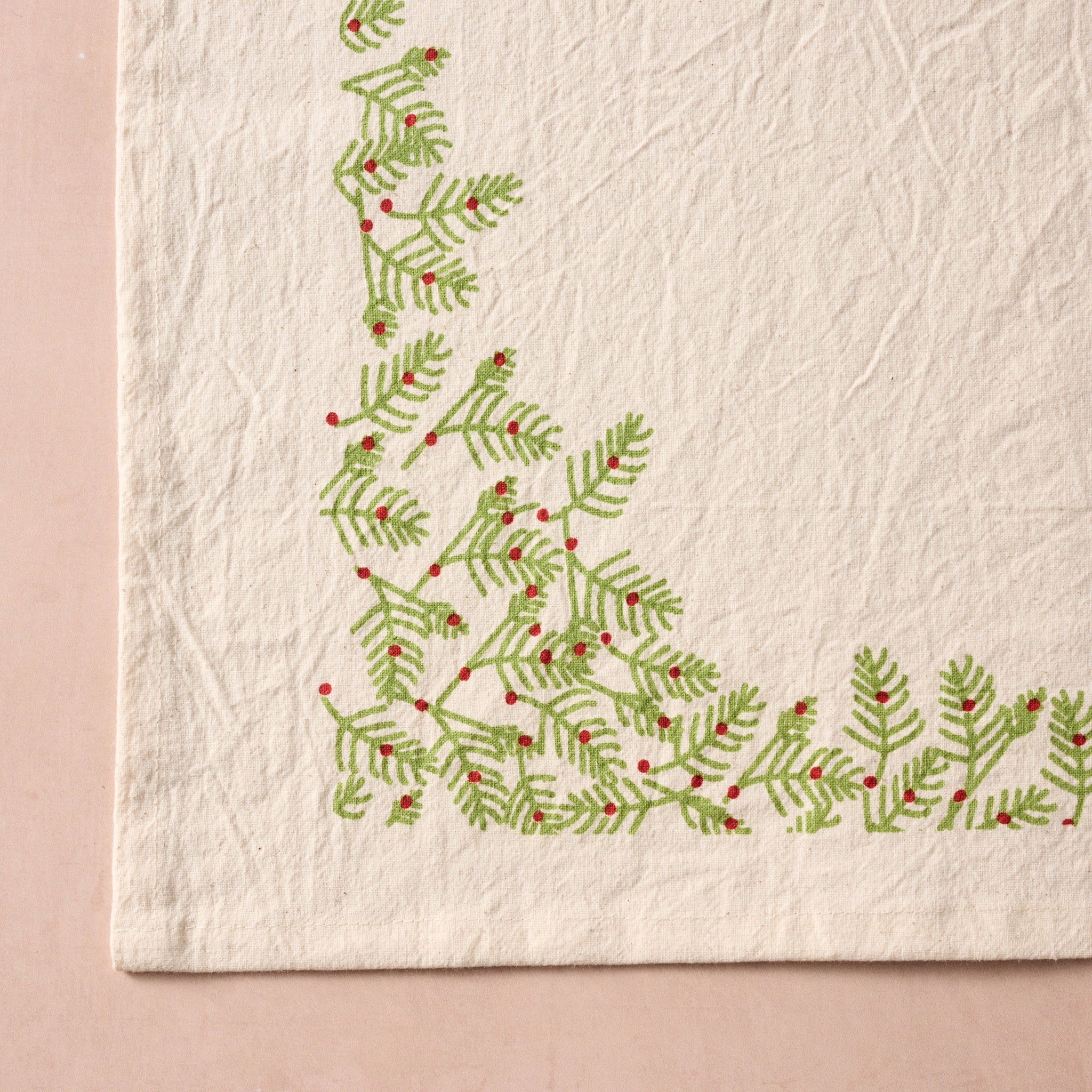Sardee Holly Cotton Table Runner - Ten Thousand Villages