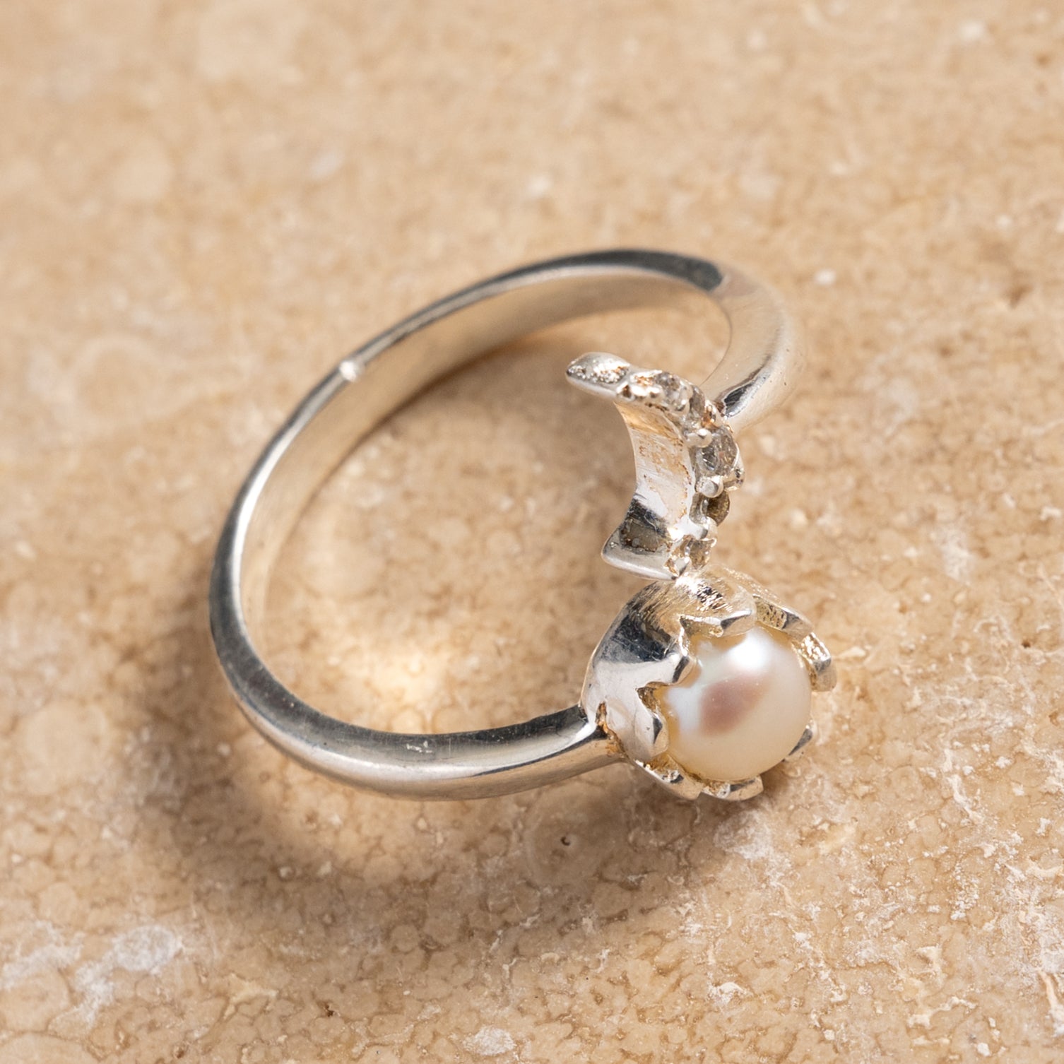 Vidula Sun & Moon Ring - Ten Thousand Villages