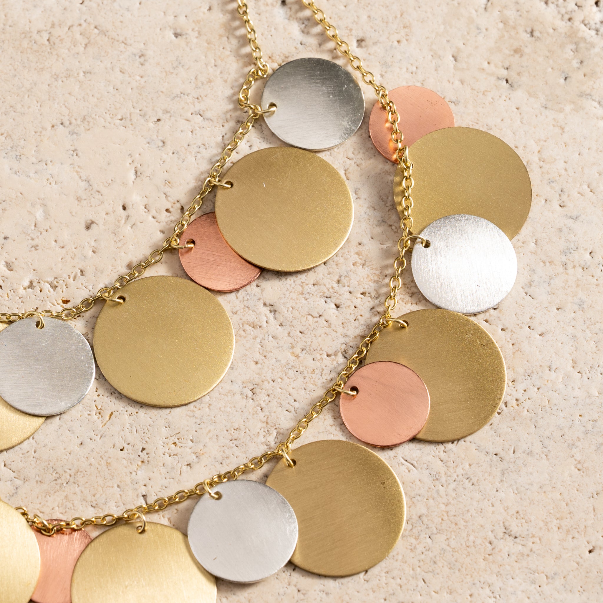 Jharana Layered Disc Necklace - Ten Thousand Villages