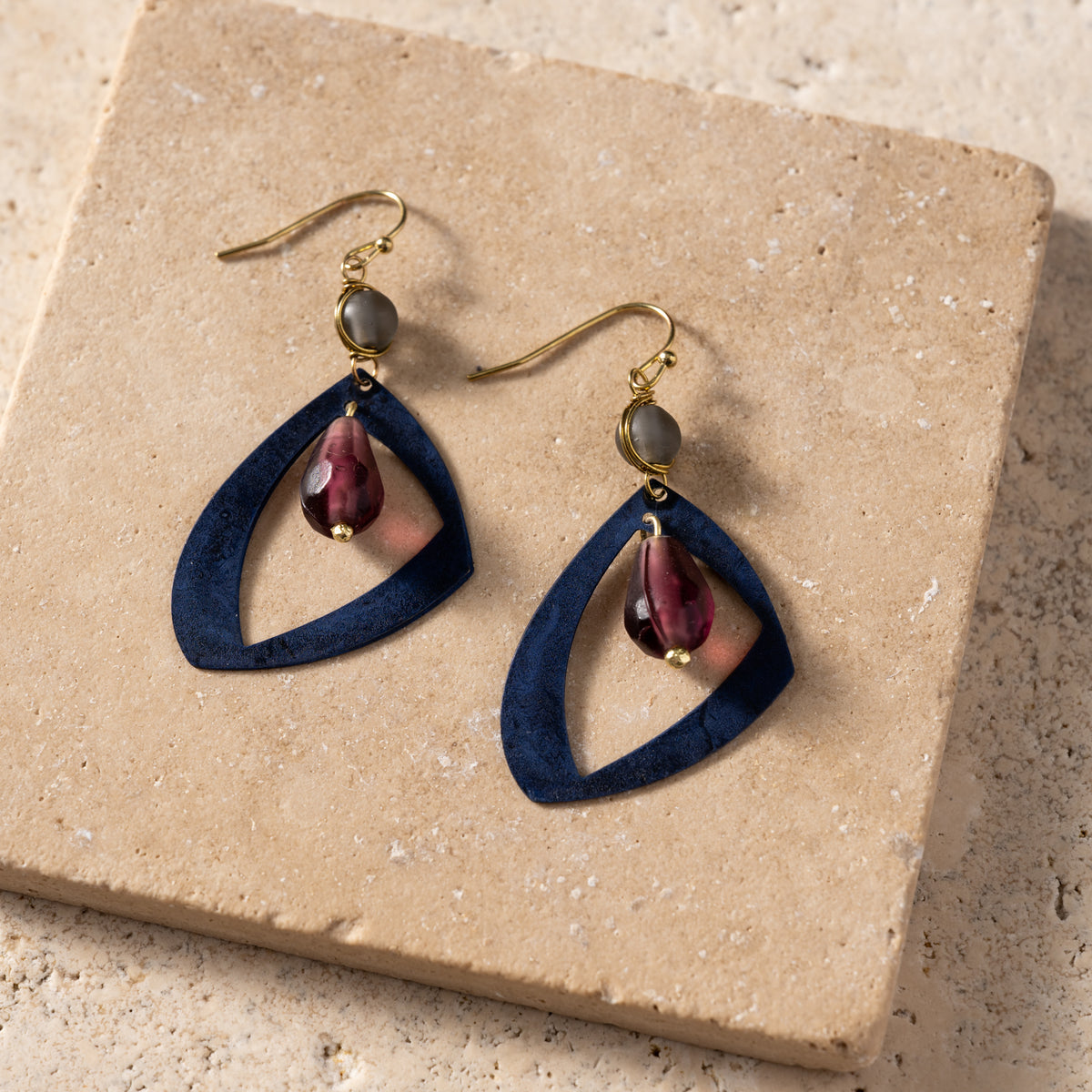 Trikon Abstract Earrings - Ten Thousand Villages