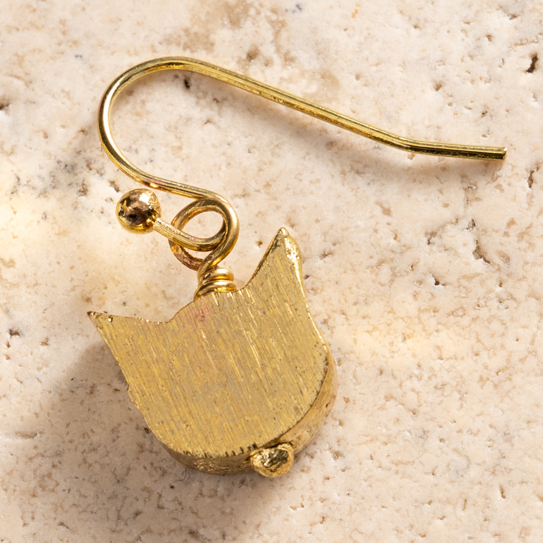 Thoda Dainty Cat Earrings - Ten Thousand Villages