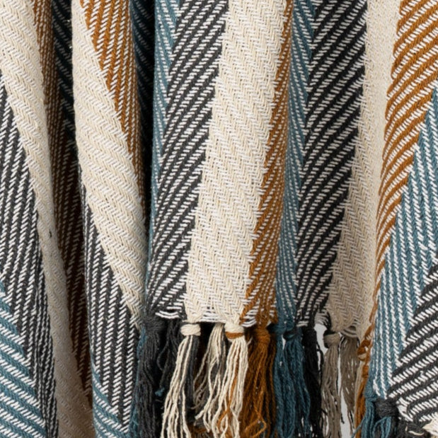 Choolha Winter Stripe Blanket - Ten Thousand Villages