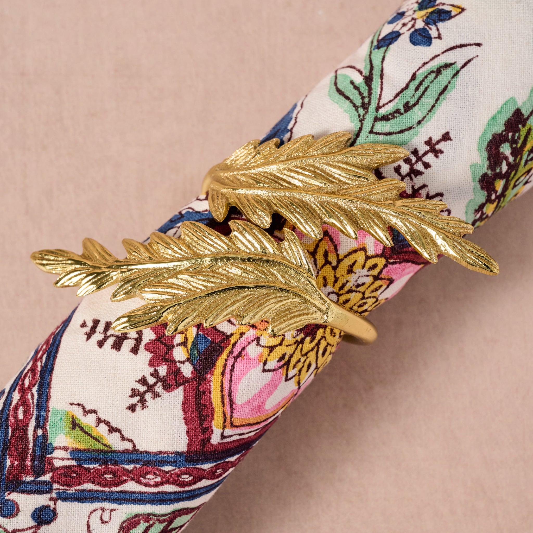 Tanvi Wheat Napkin Rings - Ten Thousand Villages